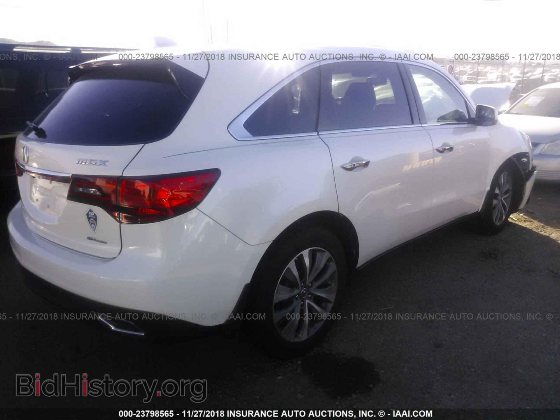 2014 ACURA MDX - VIN: 5FRYD4H40EB031990 - Фото 4