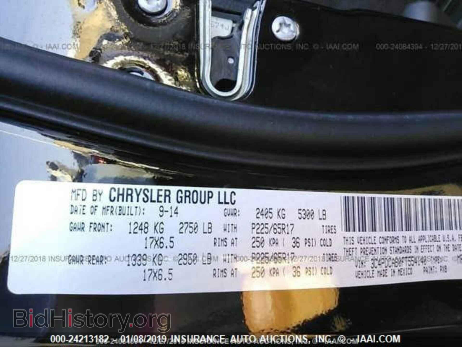 2015 DODGE JOURNEY - VIN: 3C4PDCAB0FT554140 - Photo 9