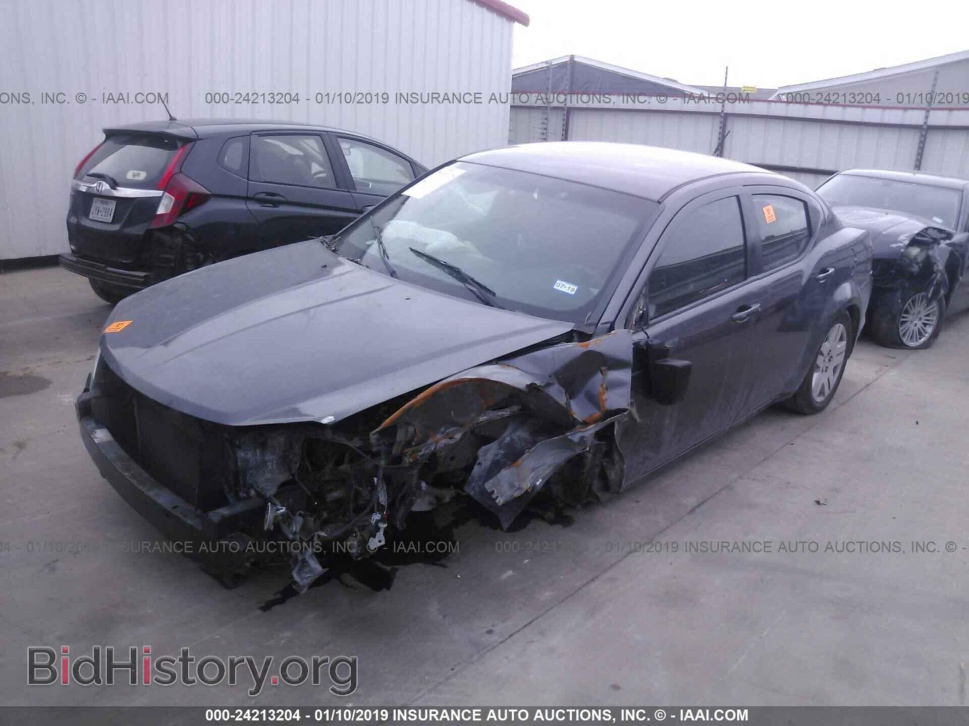 2014 DODGE AVENGER - VIN: 1C3CDZAB9EN216384 - Фото 2