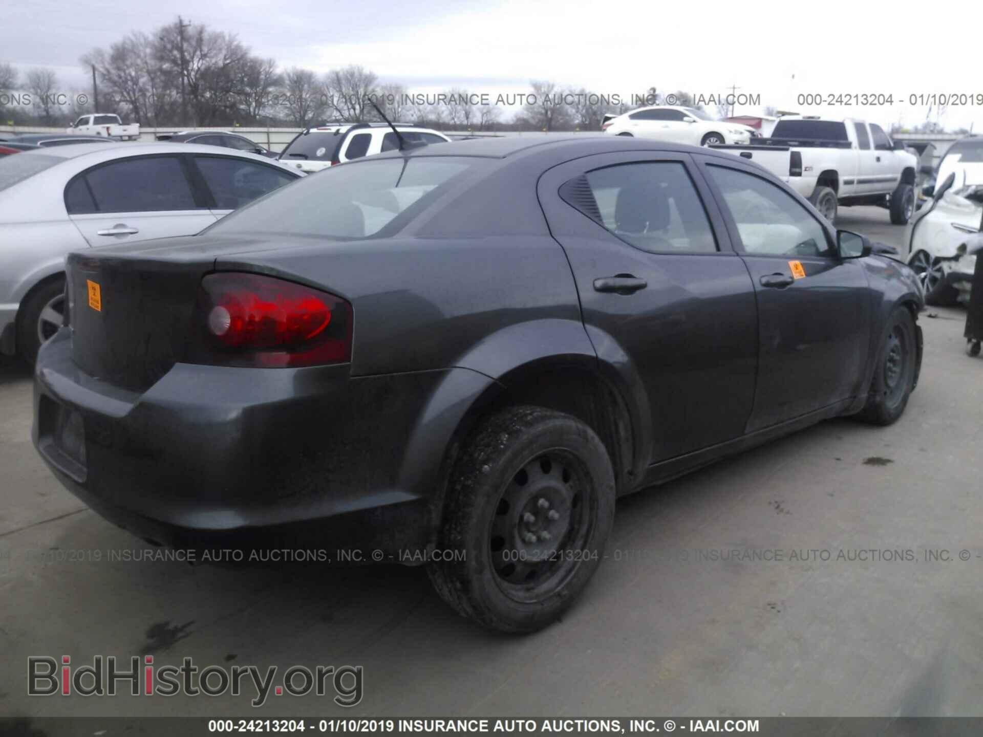 2014 DODGE AVENGER - VIN: 1C3CDZAB9EN216384 - Фото 4