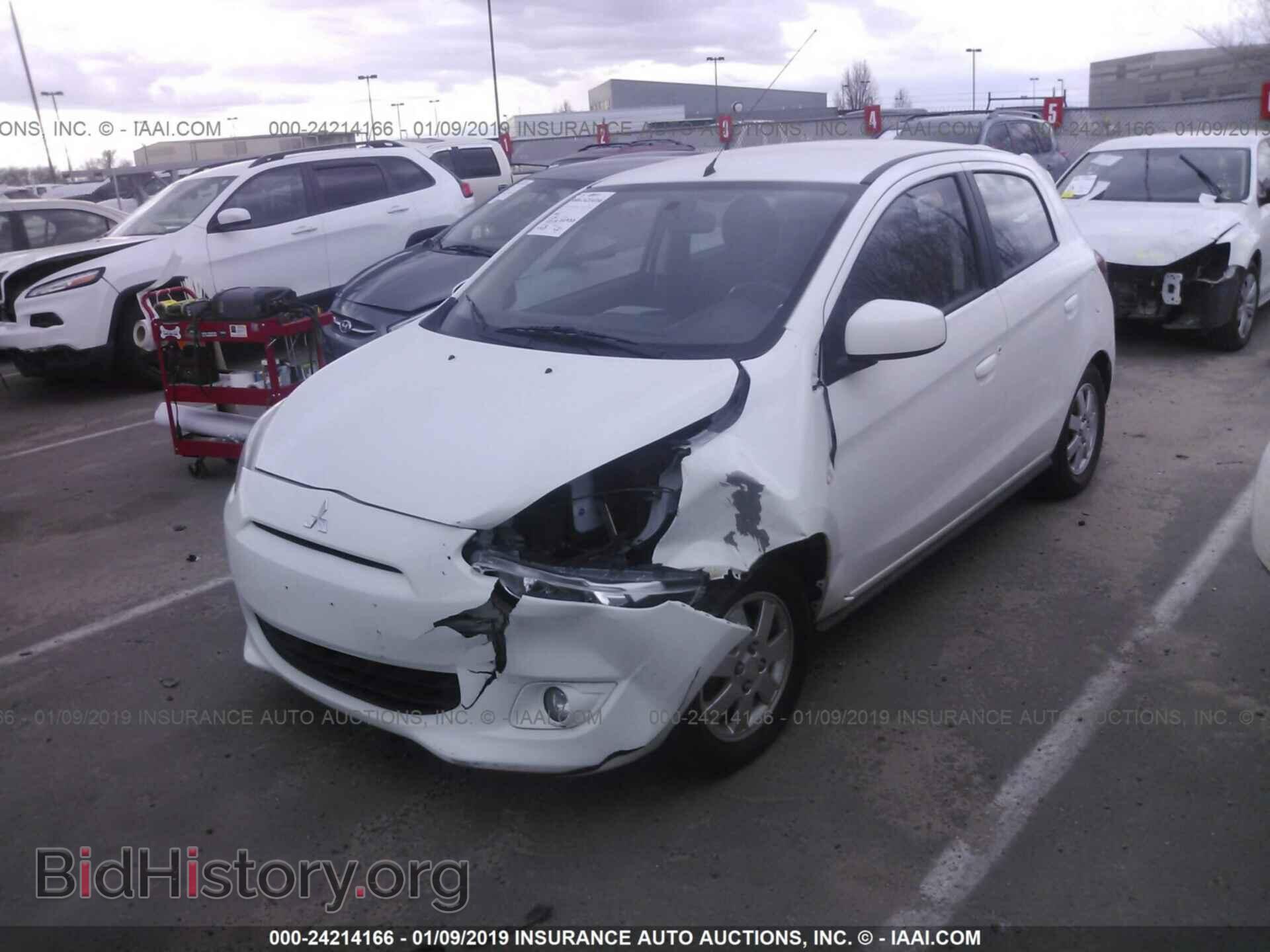 2014 MITSUBISHI MIRAGE - VIN: ML32A4HJ9EH006319 - Фото 2
