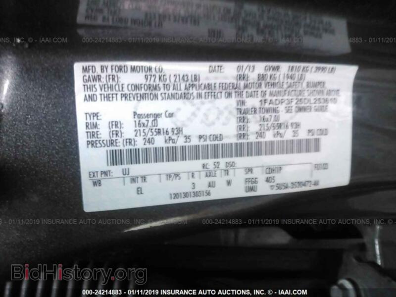 2013 Ford FOCUS (VIN 1FADP3F25DL253610) — фото 9 из 10