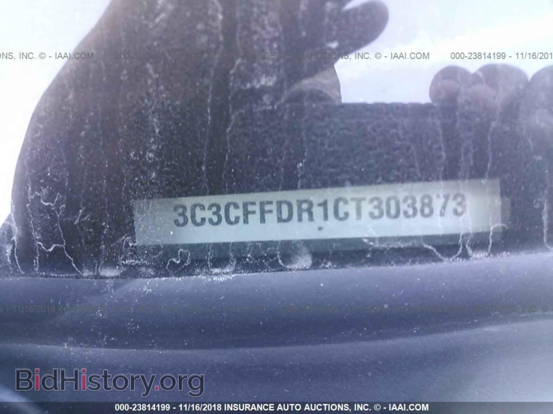 2012 FIAT 500 - VIN: 3C3CFFDR1CT303873 - Фото 9