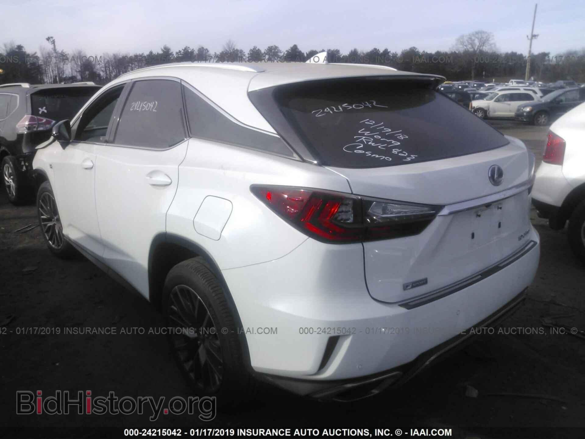2017 LEXUS RX - VIN: 2T2BZMCA0HC073151 - Фото 3