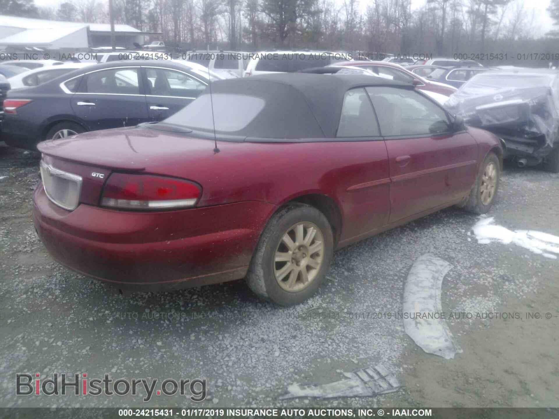 2002 CHRYSLER SEBRING - VIN: 1C3EL75RX2N289556 - Фото 4