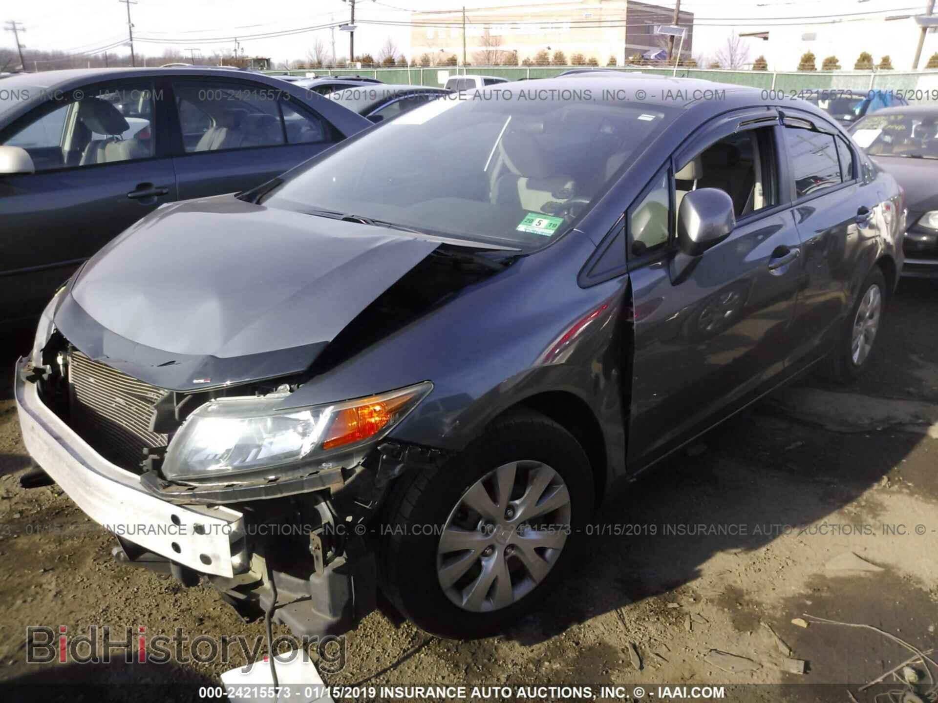 2012 HONDA CIVIC - VIN: 19XFB2F54CE336913 - Фото 2