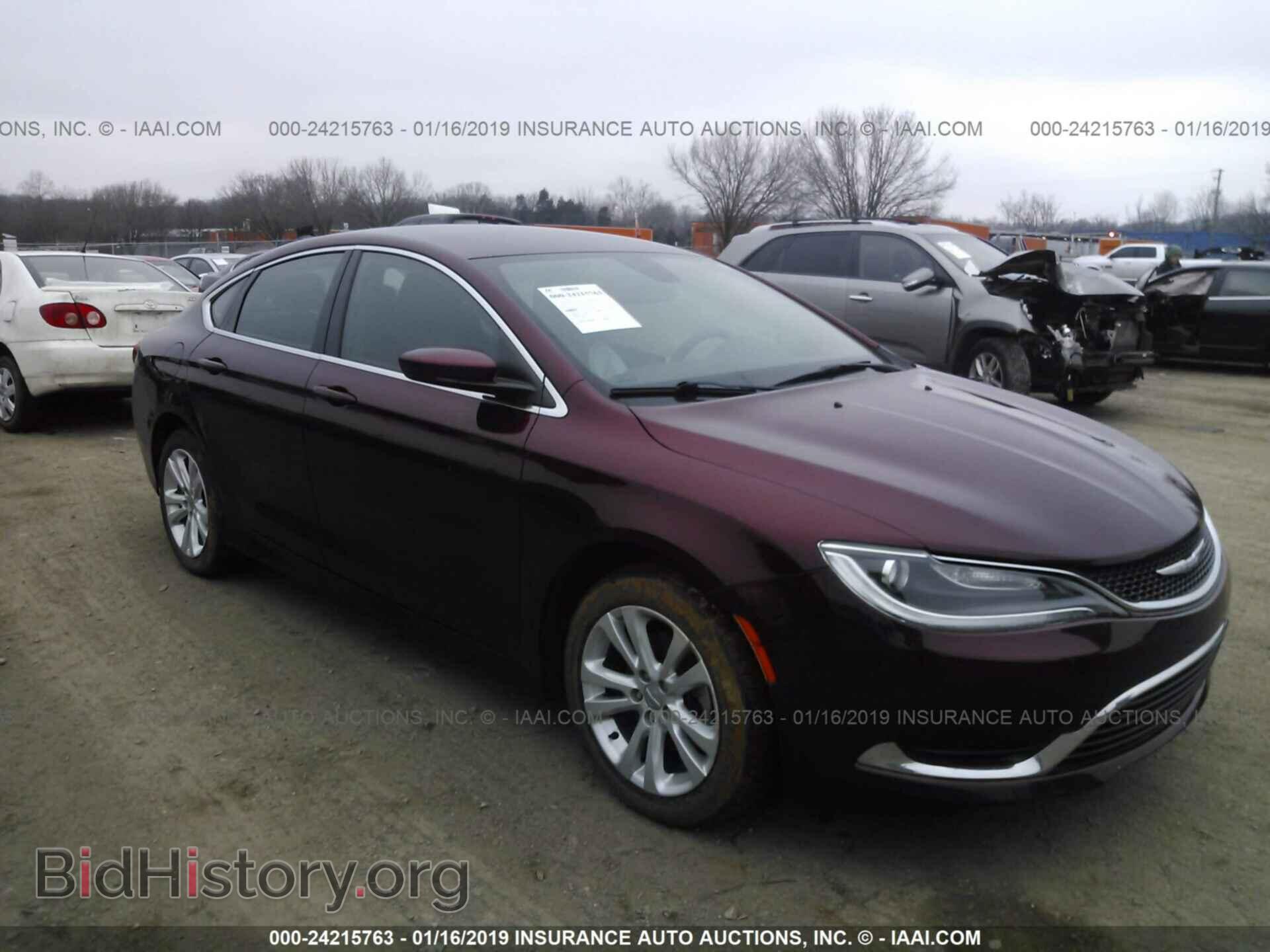 Фотография 1C3CCCAB8GN138540 - CHRYSLER 200 2016