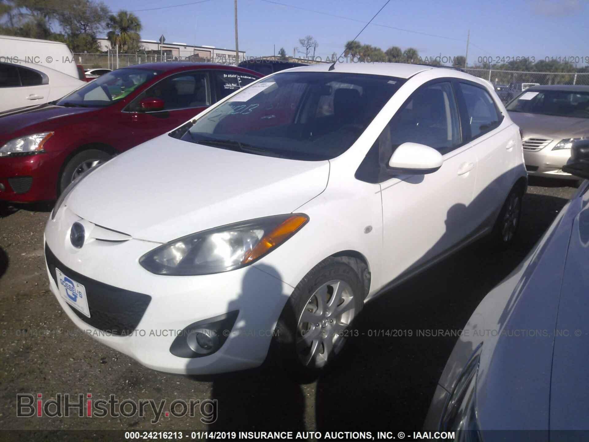 2011 MAZDA MAZDA2 - VIN: JM1DE1HZ4B0104666 - Фото 2