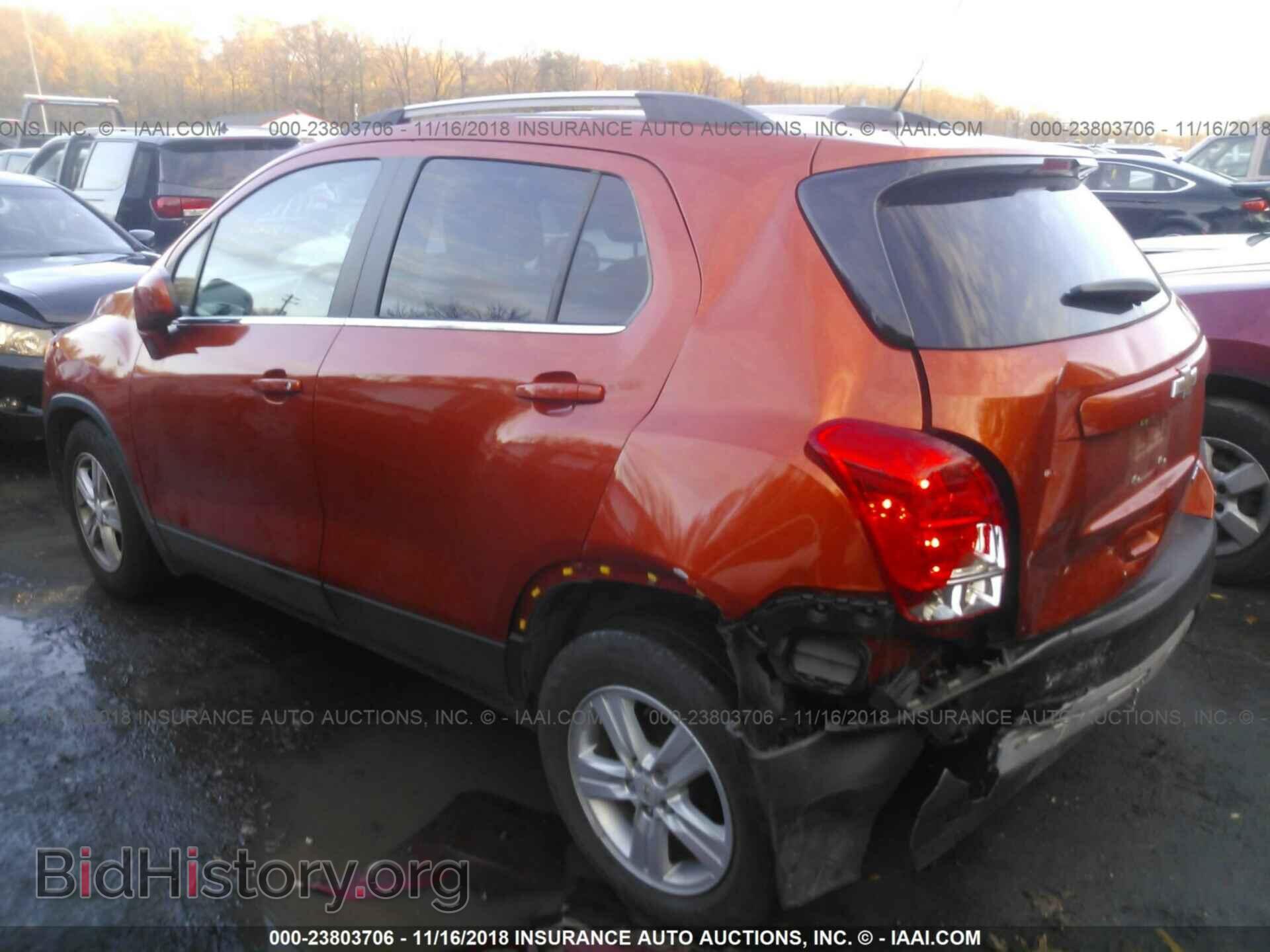 2016 CHEVROLET TRAX - VIN: KL7CJLSB5GB519230 - Фото 3