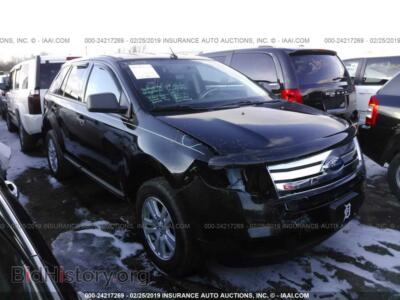 2009 Ford EDGE, черный — VIN 2FMDK36C99BA53592, IAAI