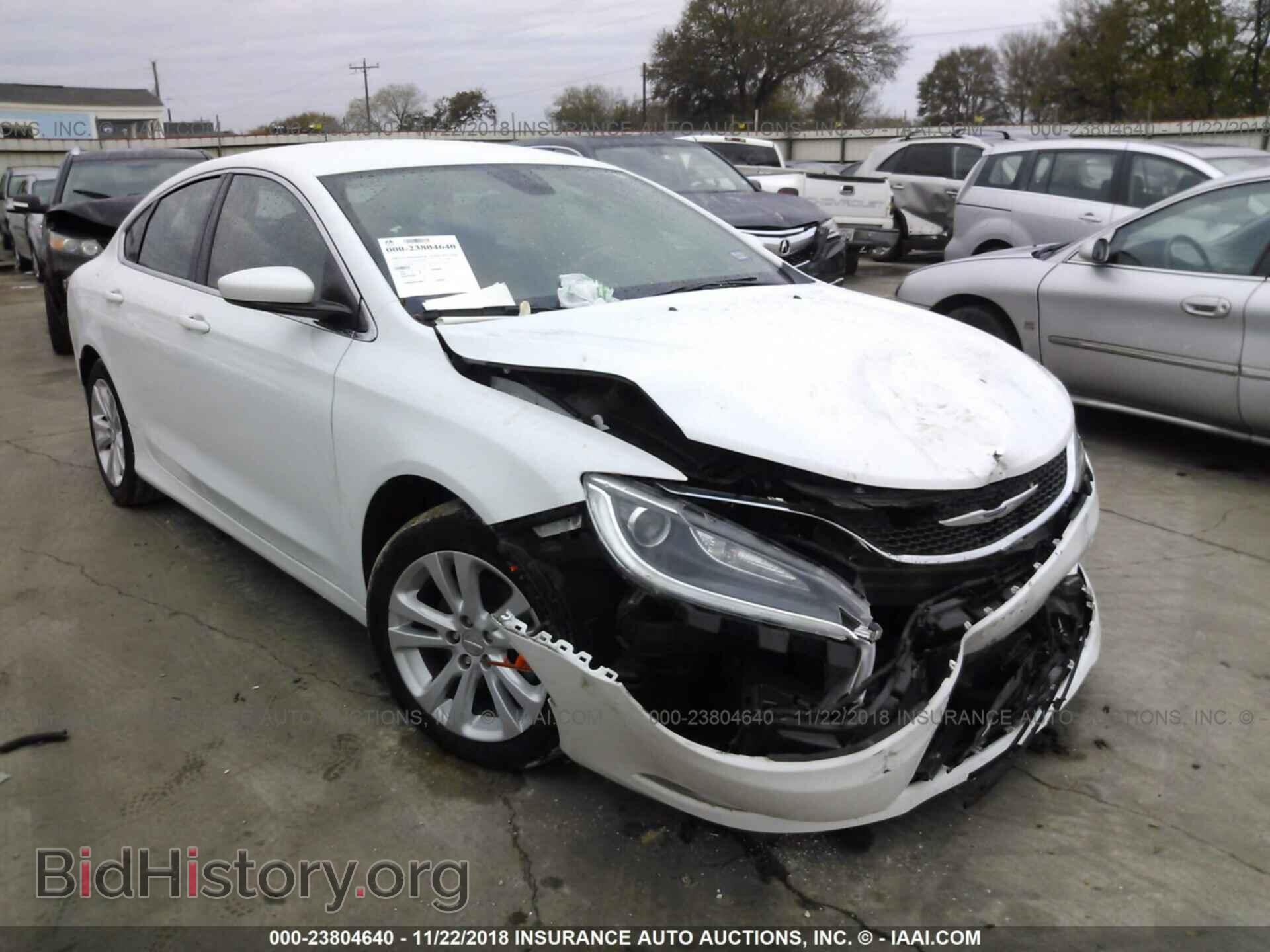 Фотография 1C3CCCAB9GN143942 - CHRYSLER 200 2016