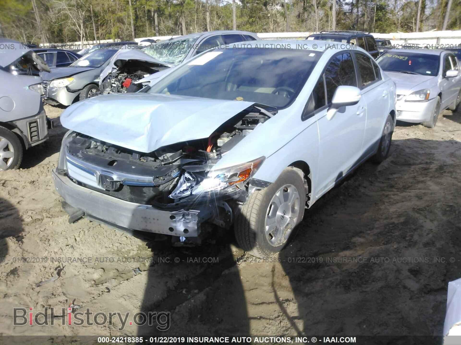 2012 HONDA CIVIC - VIN: JHMFB4F23CS009416 - Фото 2