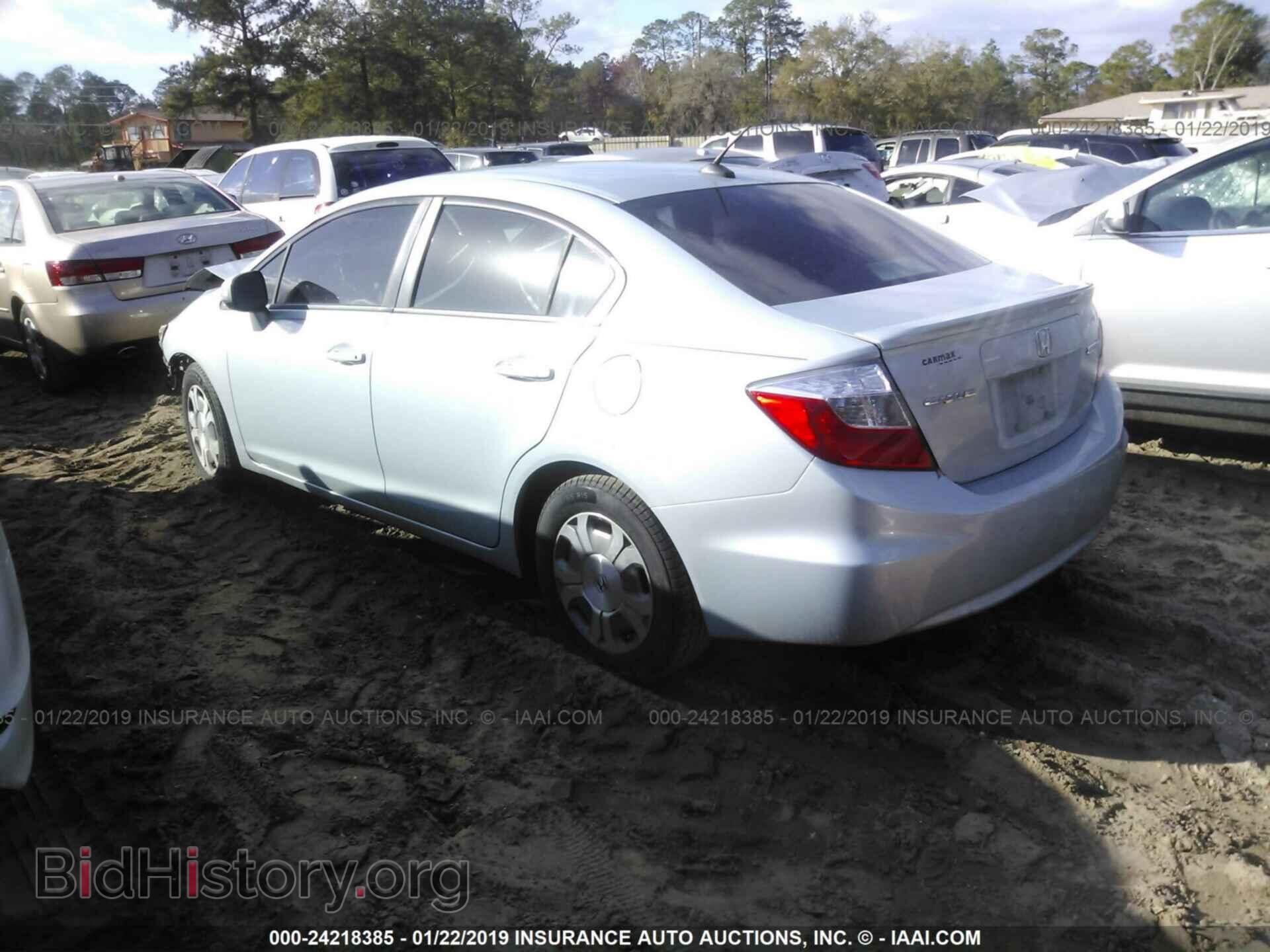 2012 HONDA CIVIC - VIN: JHMFB4F23CS009416 - Фото 3