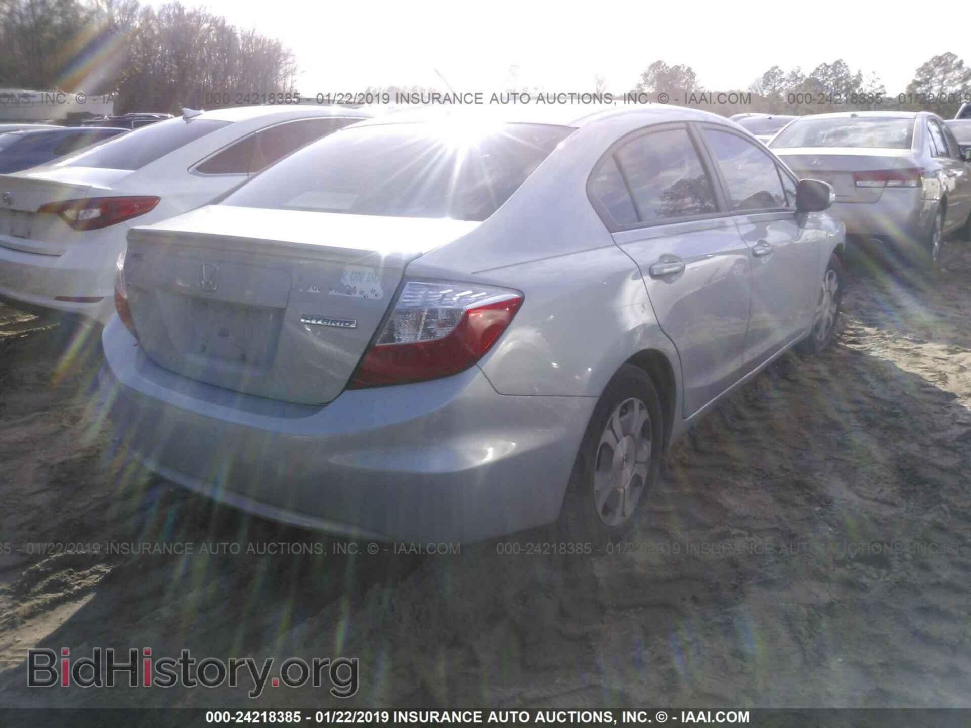 2012 HONDA CIVIC - VIN: JHMFB4F23CS009416 - Фото 4