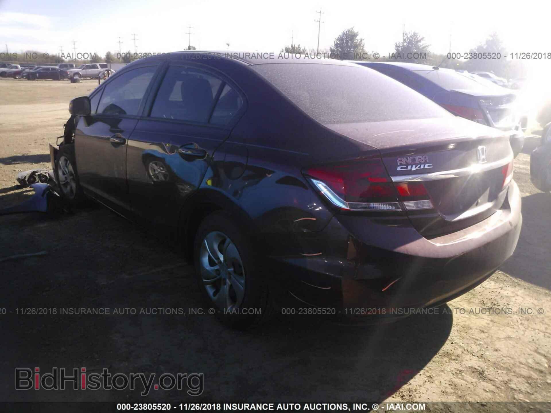 2013 HONDA CIVIC - VIN: 2HGFB2F54DH588412 - Фото 3