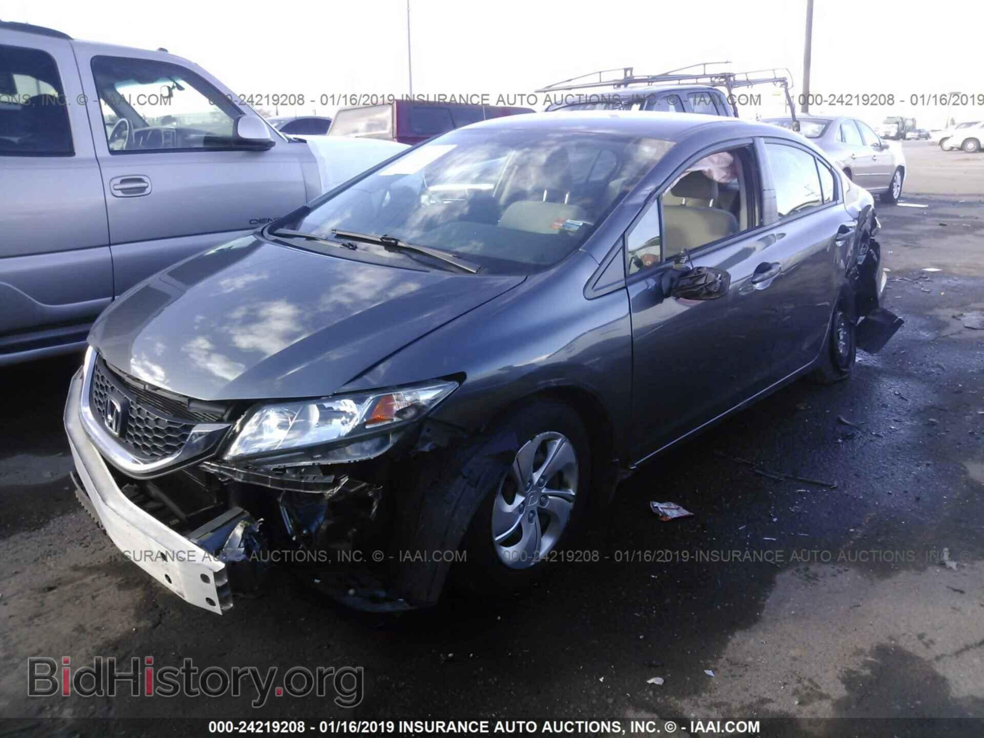 2013 HONDA CIVIC - VIN: 19XFB2F53DE018511 - Фото 2