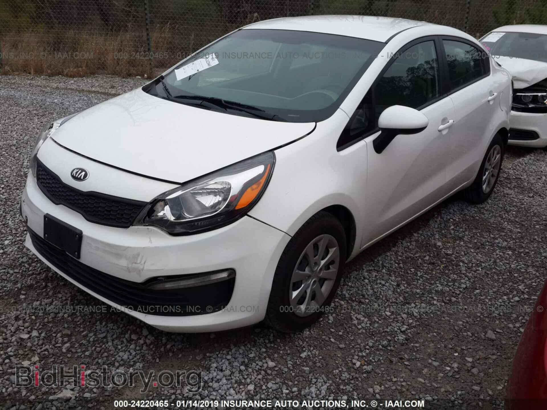 2017 KIA RIO - VIN: KNADM4A31H6050160 - Фото 2