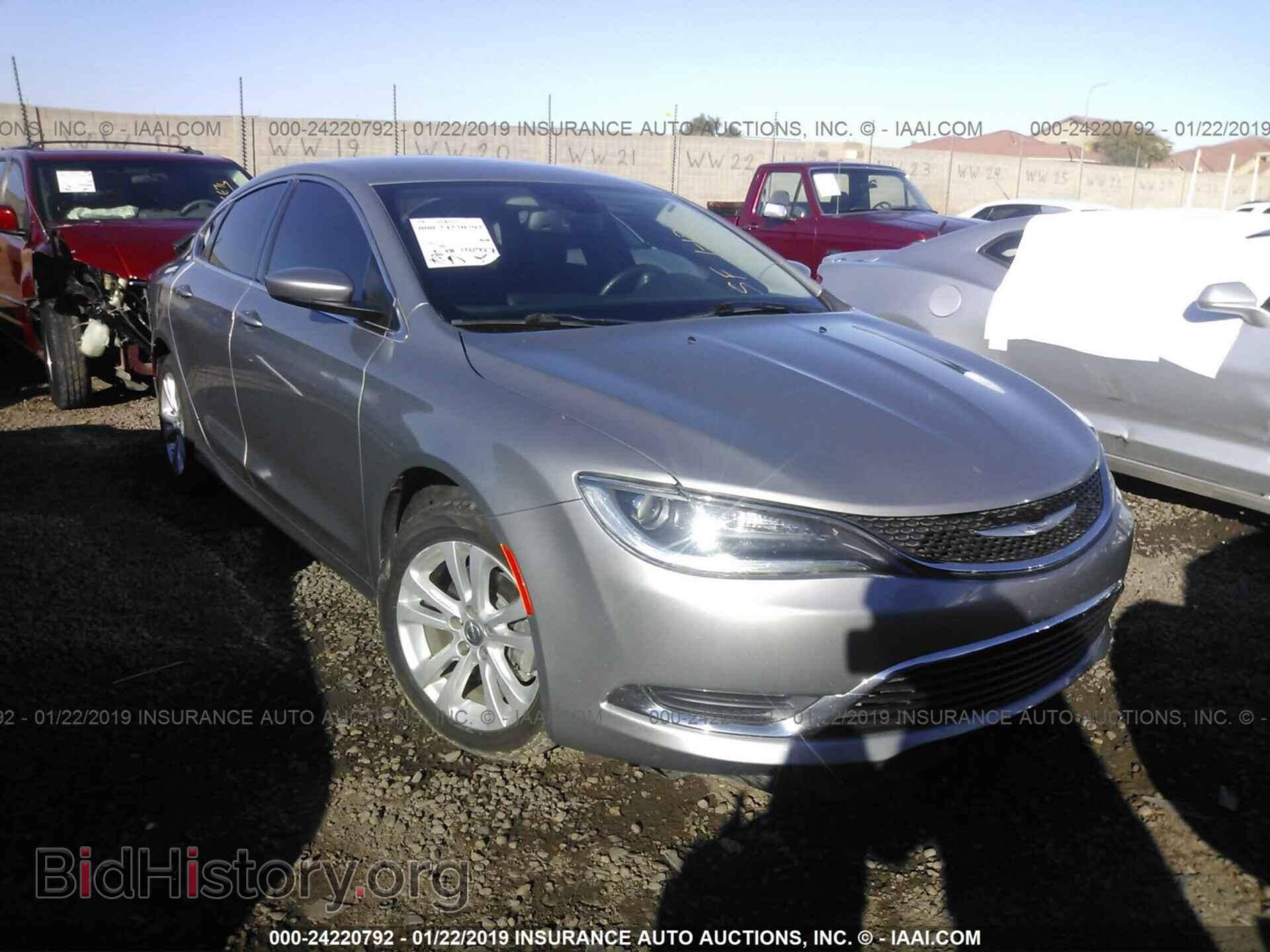 Фотография 1C3CCCABXGN174763 - CHRYSLER 200 2016
