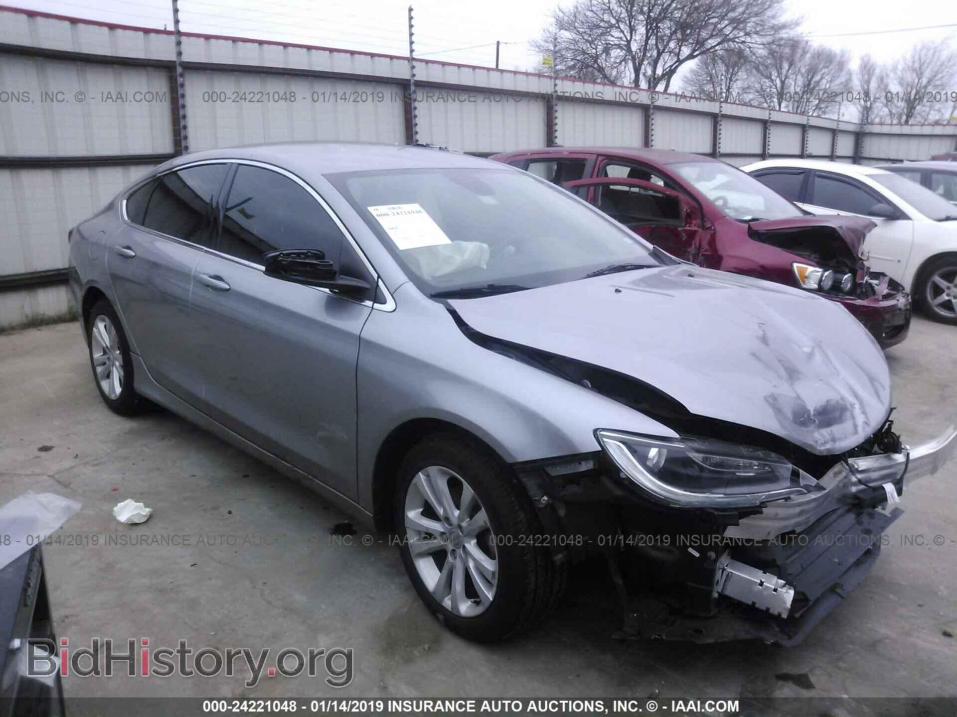 Фотография 1C3CCCAB5GN112929 - CHRYSLER 200 2016