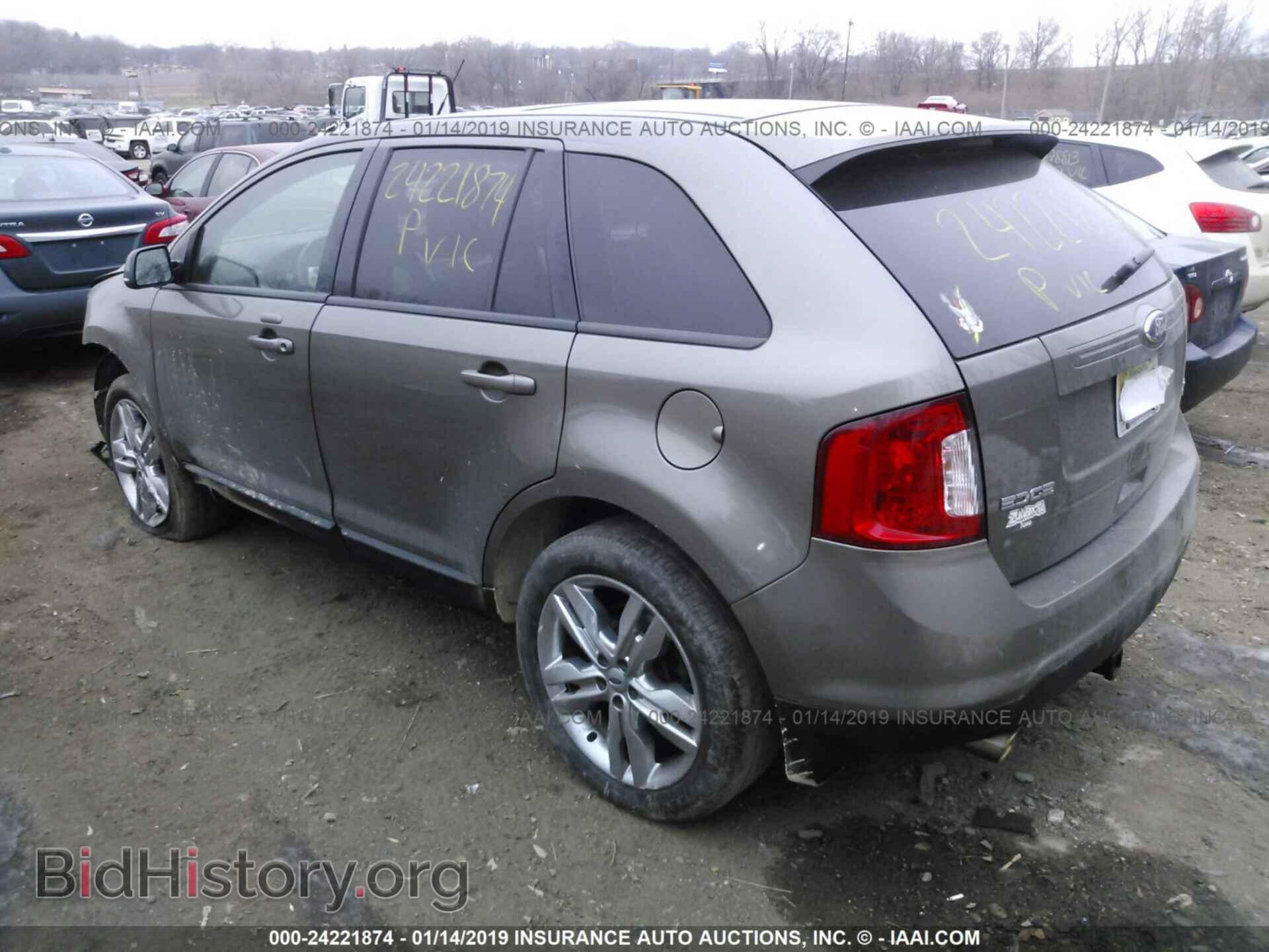 2014 FORD EDGE - VIN: 2FMDK4JC9EBA98104 - Фото 3