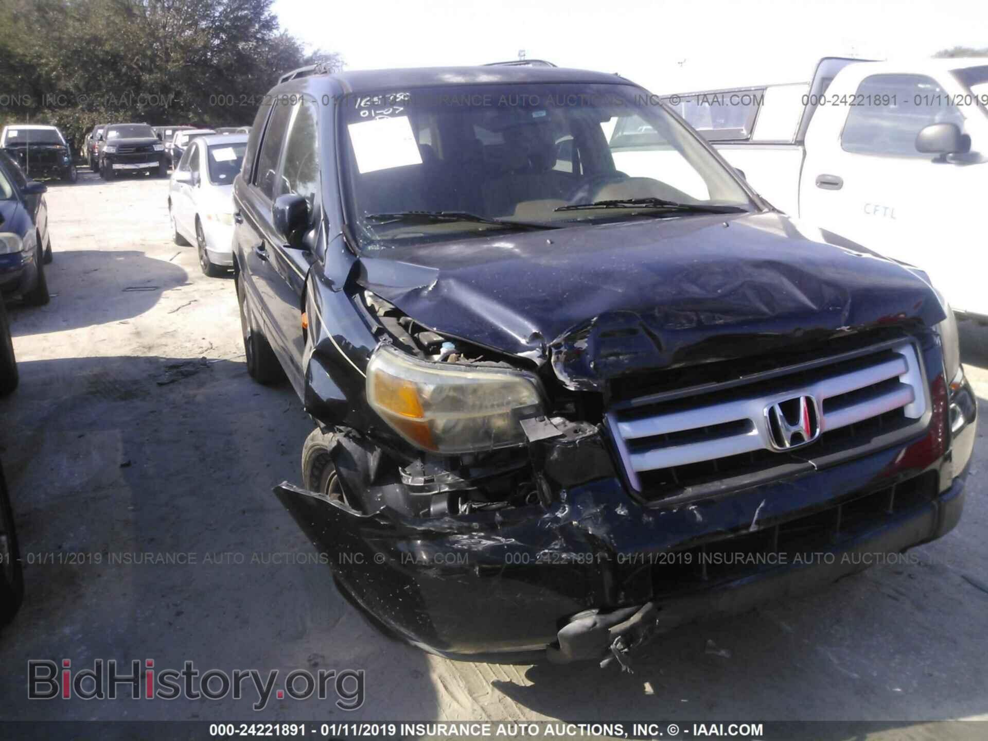 Фотография 5FNYF28437B020114 - HONDA PILOT 2007