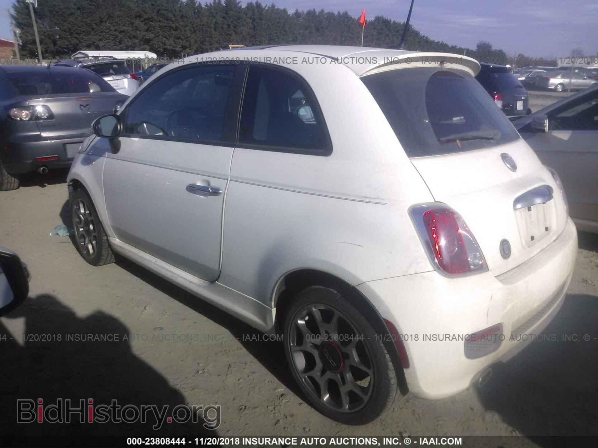 2012 FIAT 500 - VIN: 3C3CFFBRXCT370538 - Фото 3