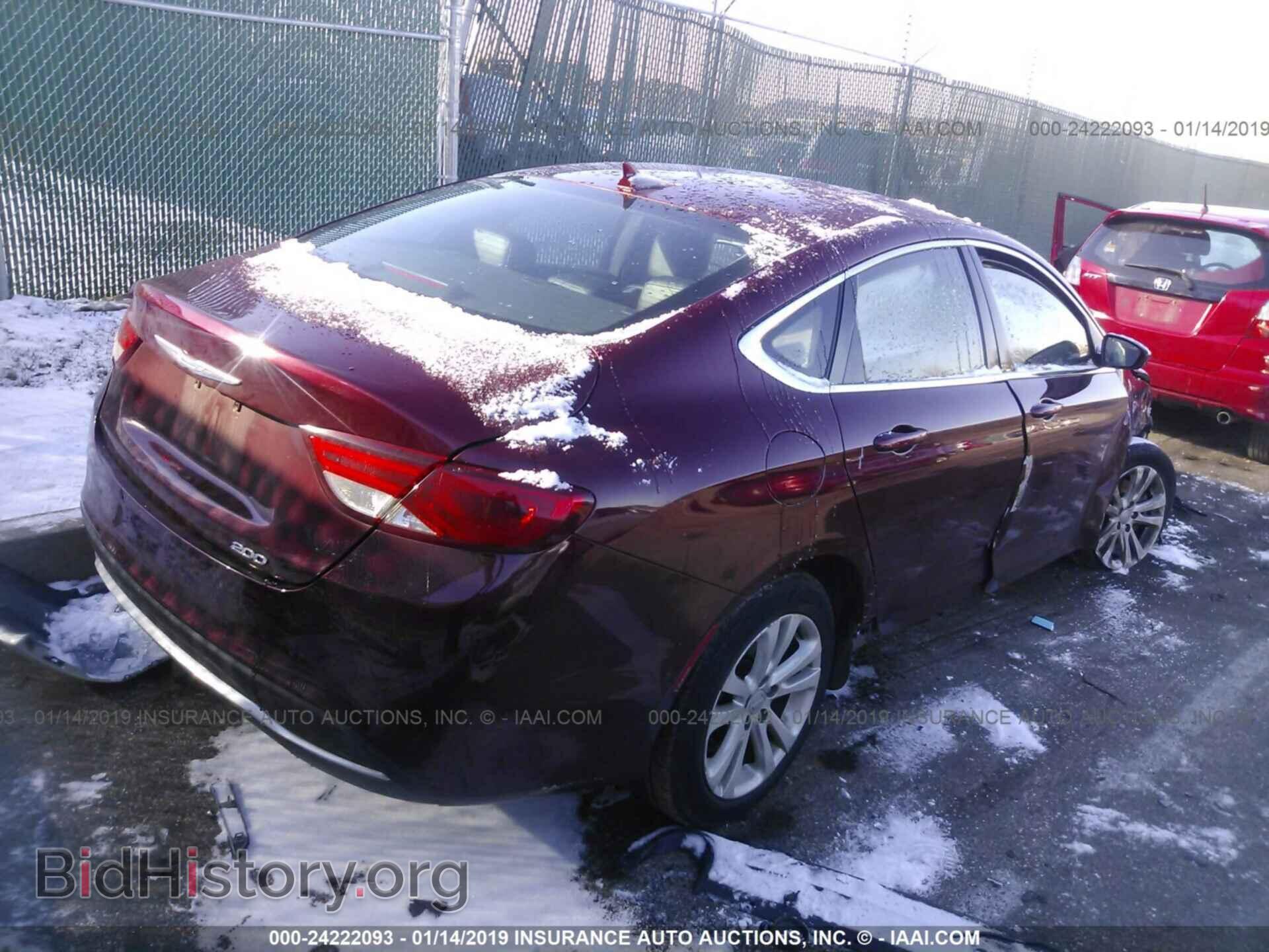 2016 CHRYSLER 200 - VIN: 1C3CCCAB2GN189497 - Фото 4
