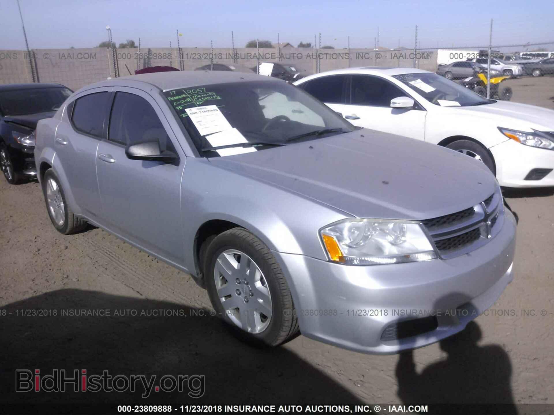 Photo 1C3CDZAB3CN220203 - DODGE AVENGER 2012