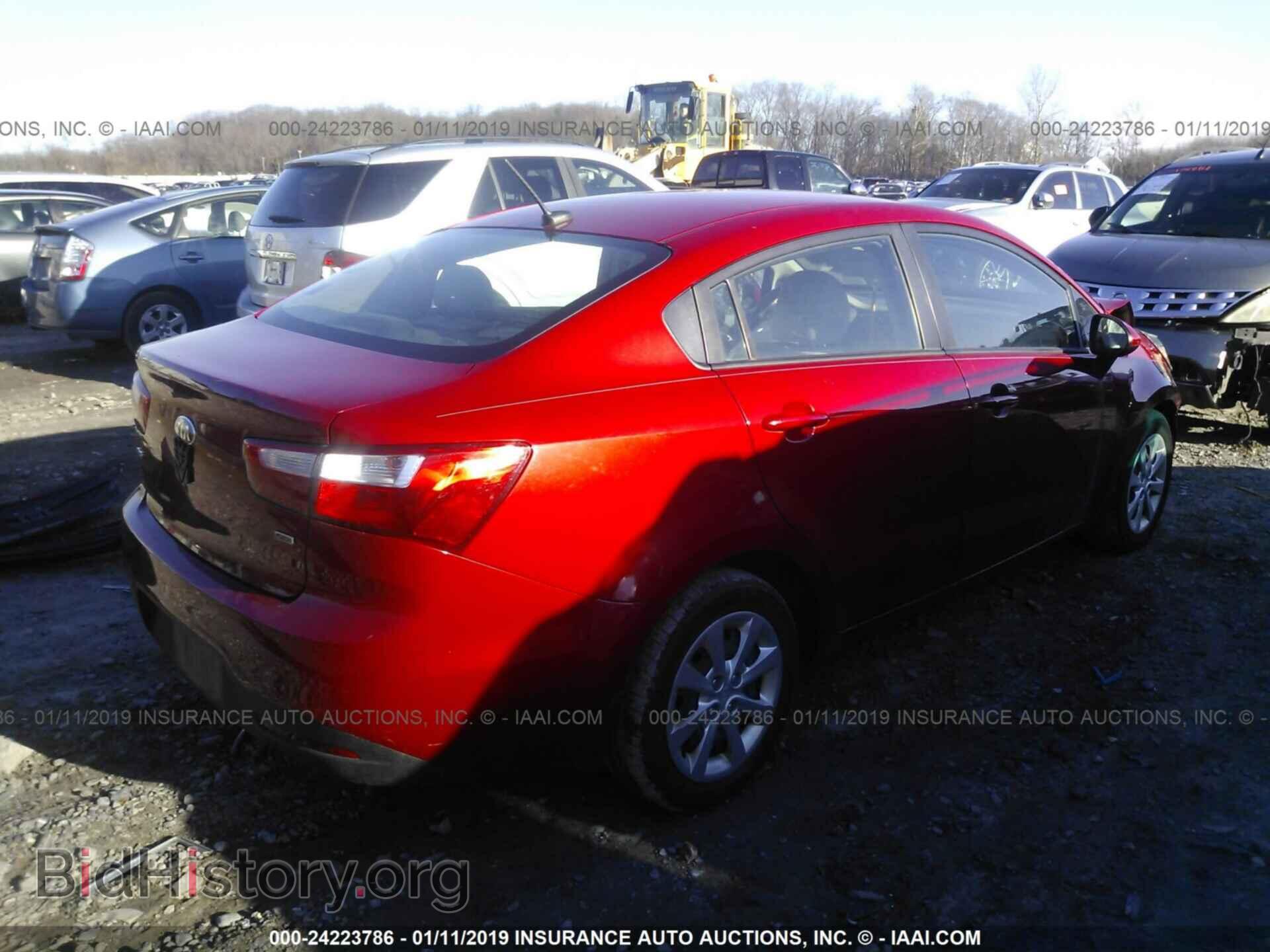 2013 KIA RIO - VIN: KNADM4A38D6243903 - Фото 4
