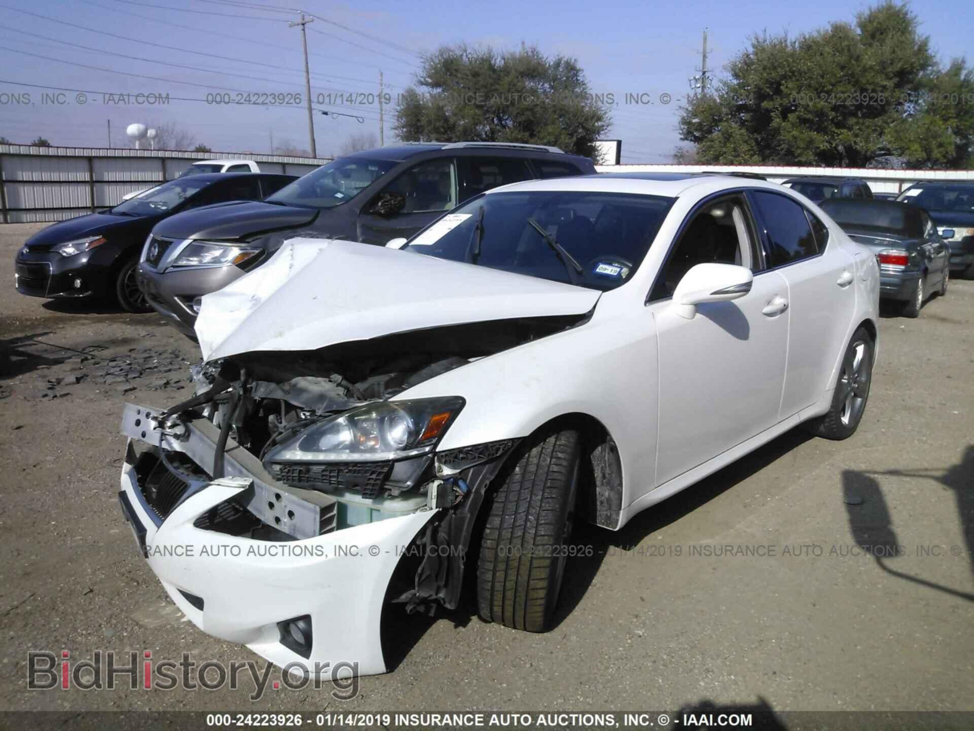 2012 LEXUS IS - VIN: JTHBF5C21C5181326 - Фото 2