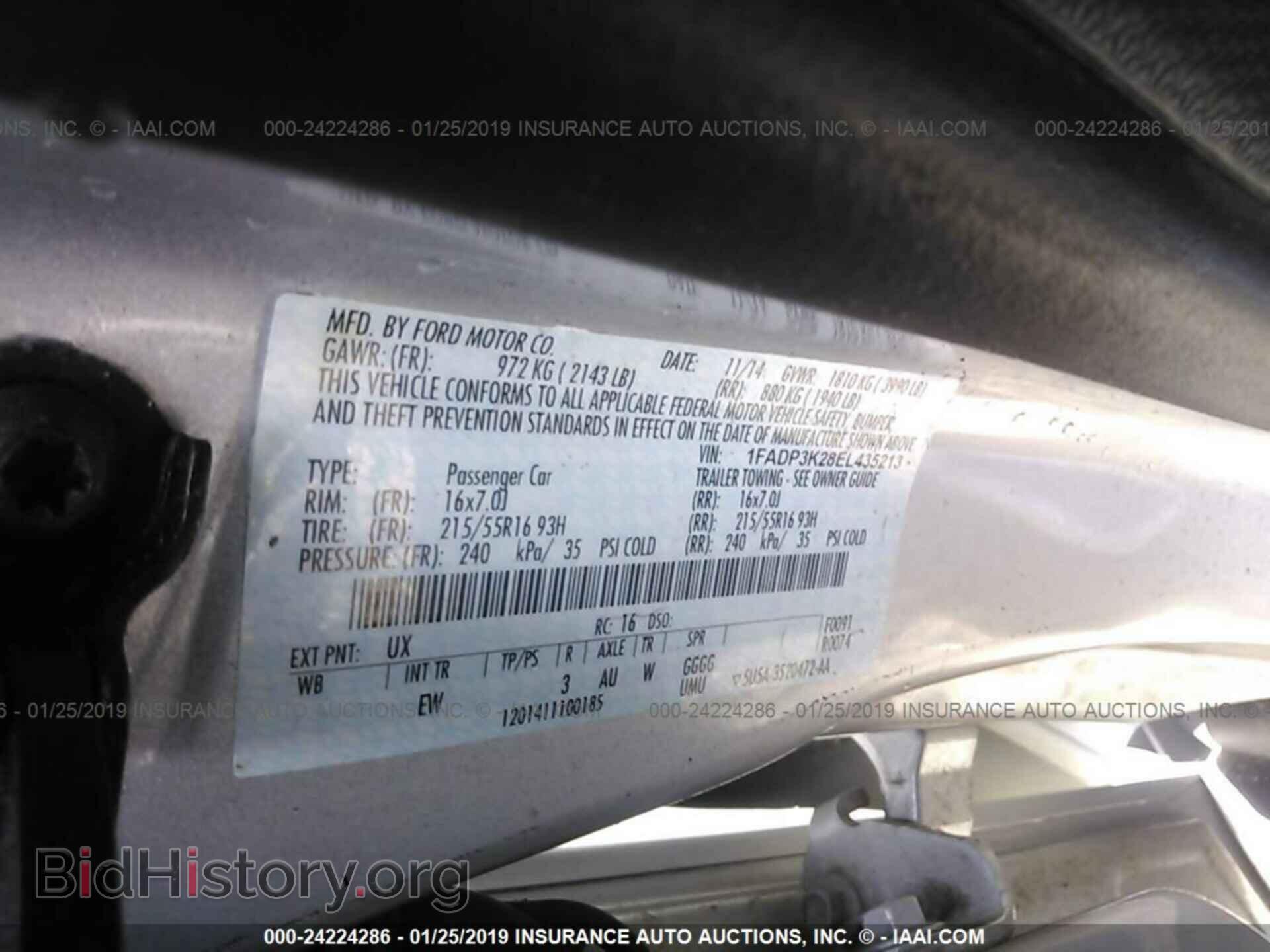 2014 FORD FOCUS - VIN: 1FADP3K28EL435213 - Photo 9