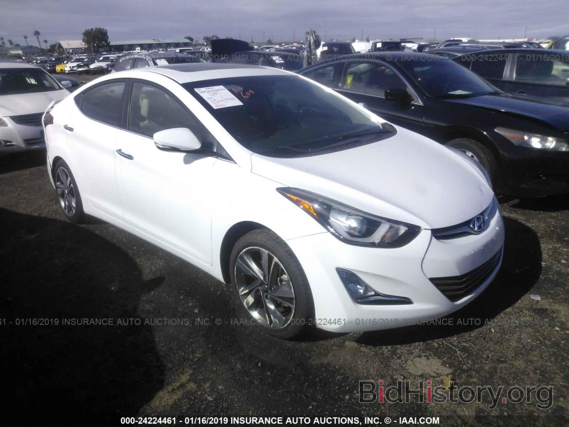 Photo 5NPDH4AEXEH526254 - HYUNDAI ELANTRA 2014