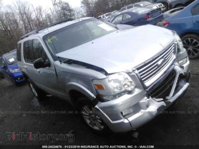 2010 Ford EXPLORER, серебристый — VIN 1FMEU7DE0AUA61198, IAAI