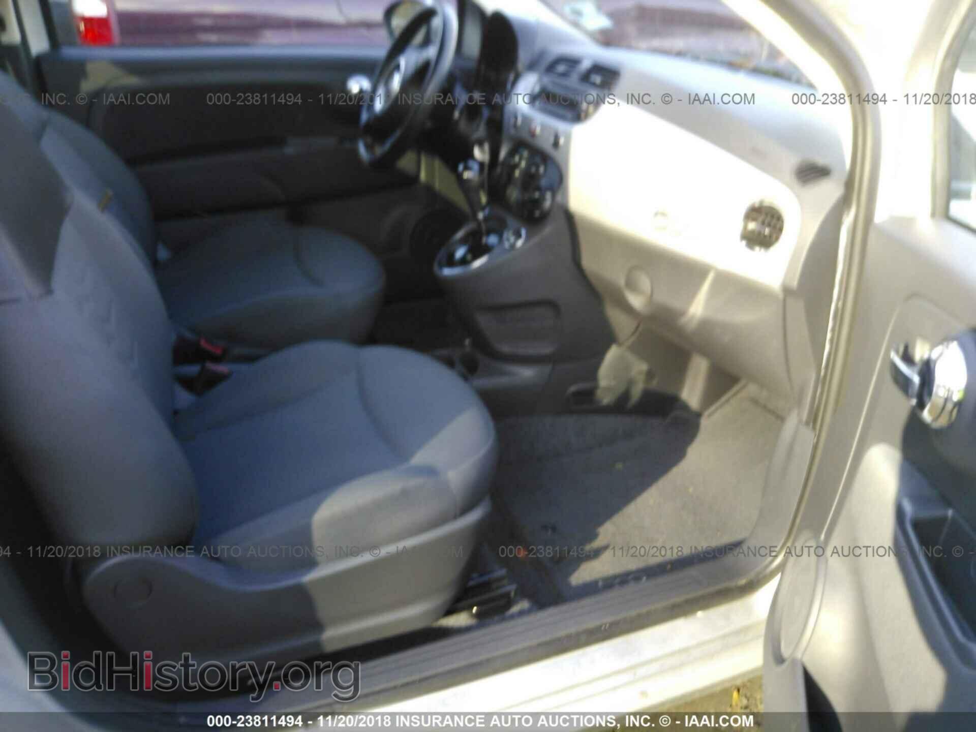 2013 FIAT 500 - VIN: 3C3CFFAR5DT739325 - Фото 5