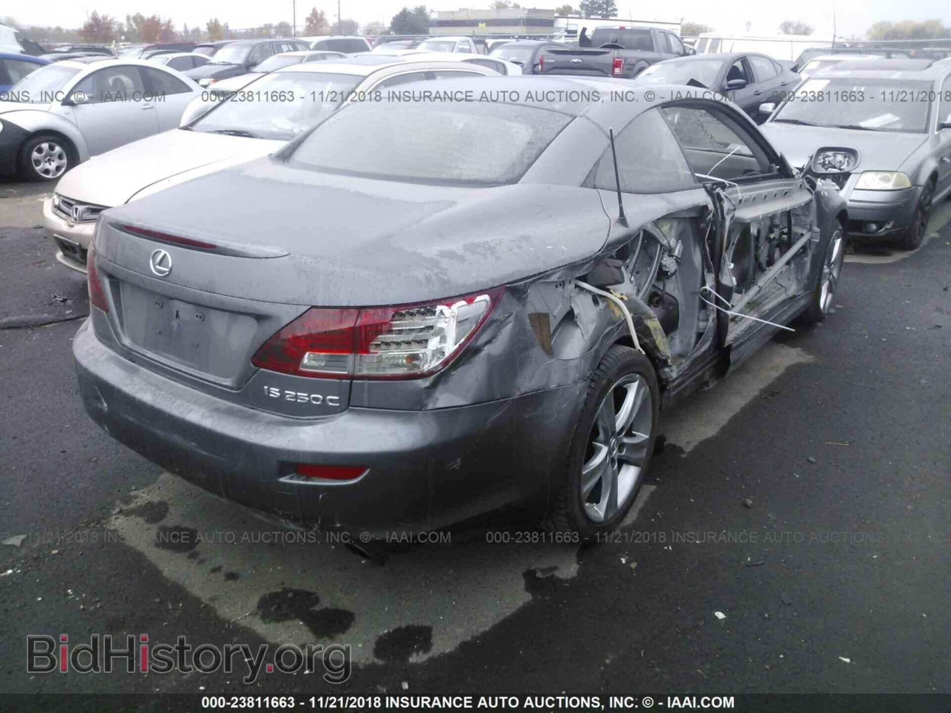 2012 LEXUS IS - VIN: JTHFF2C20C2525942 - Photo 4