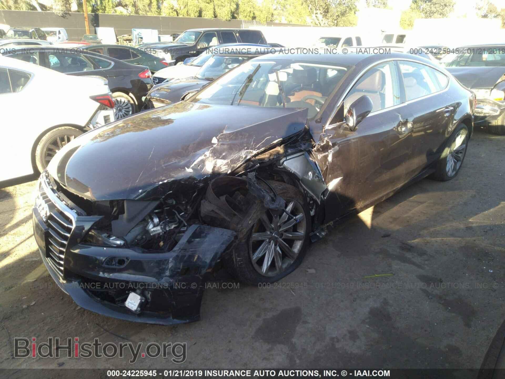 2012 AUDI A7 - VIN: WAUSGAFC8CN004068 - Фото 2