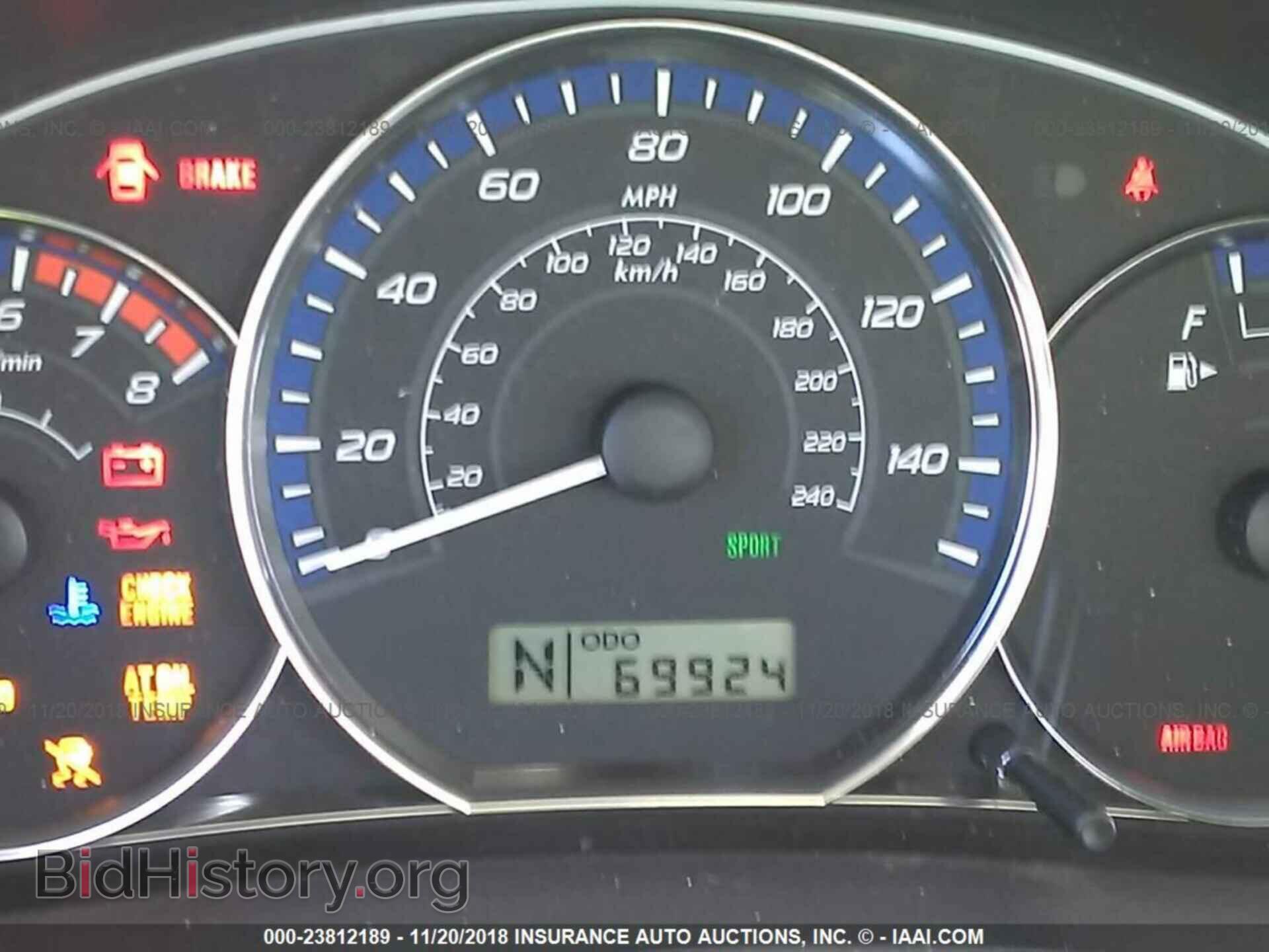 2010 SUBARU FORESTER - VIN: JF2SH6BC1AH786777 - Фото 7