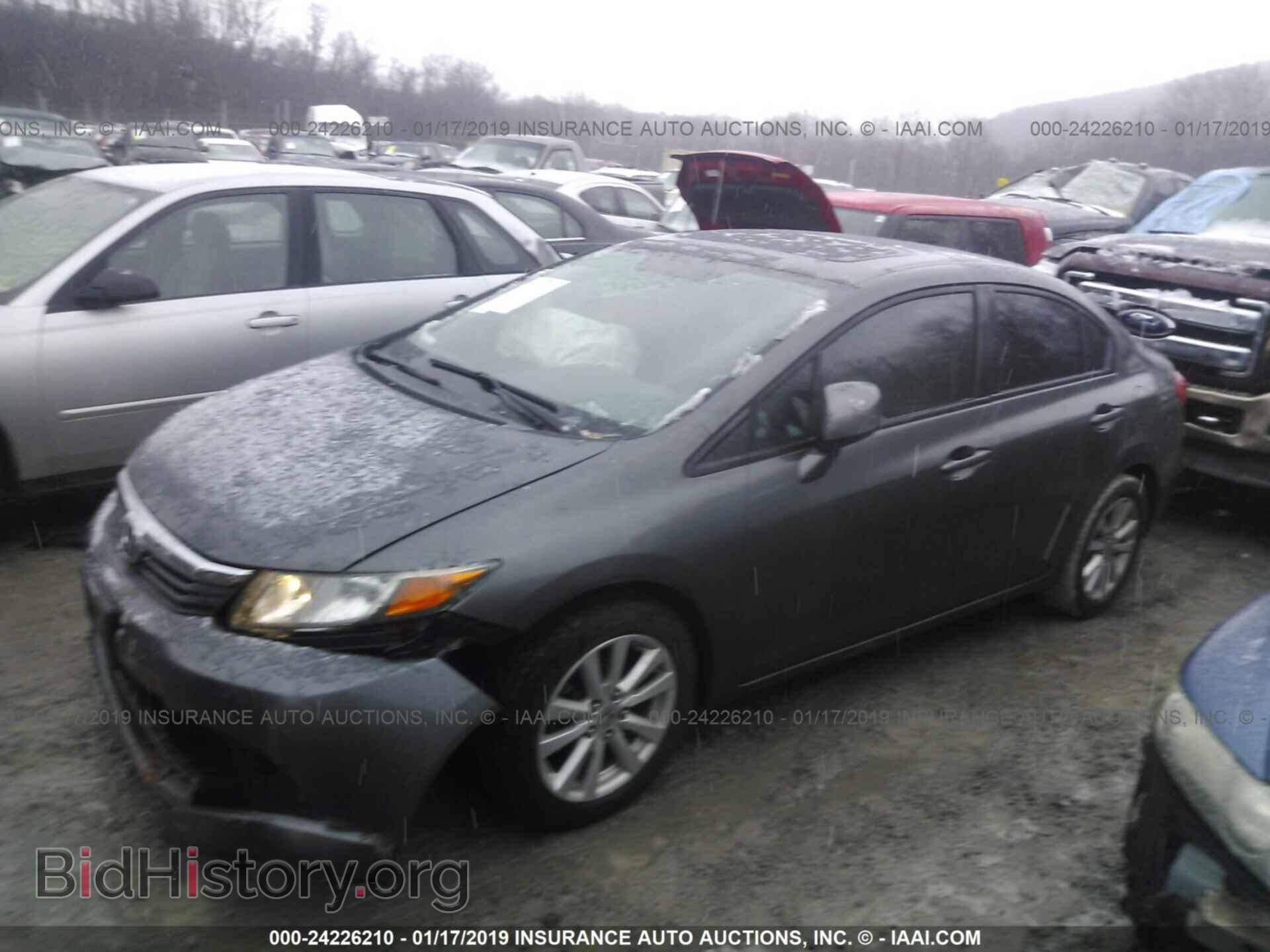 2012 HONDA CIVIC - VIN: 2HGFB2F84CH508874 - Фото 2