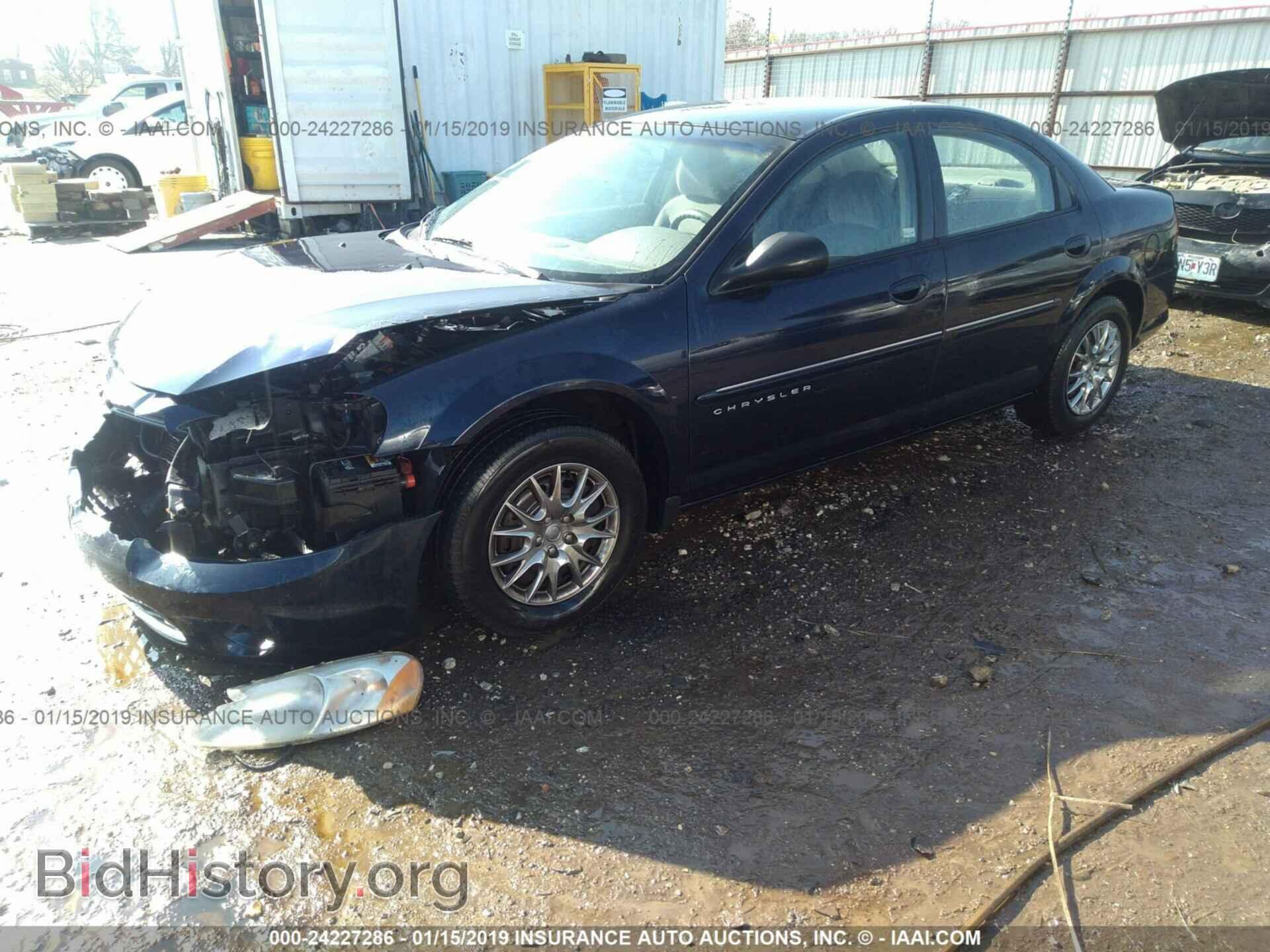 2001 CHRYSLER SEBRING - VIN: 1C3EL46X41N584081 - Photo 2
