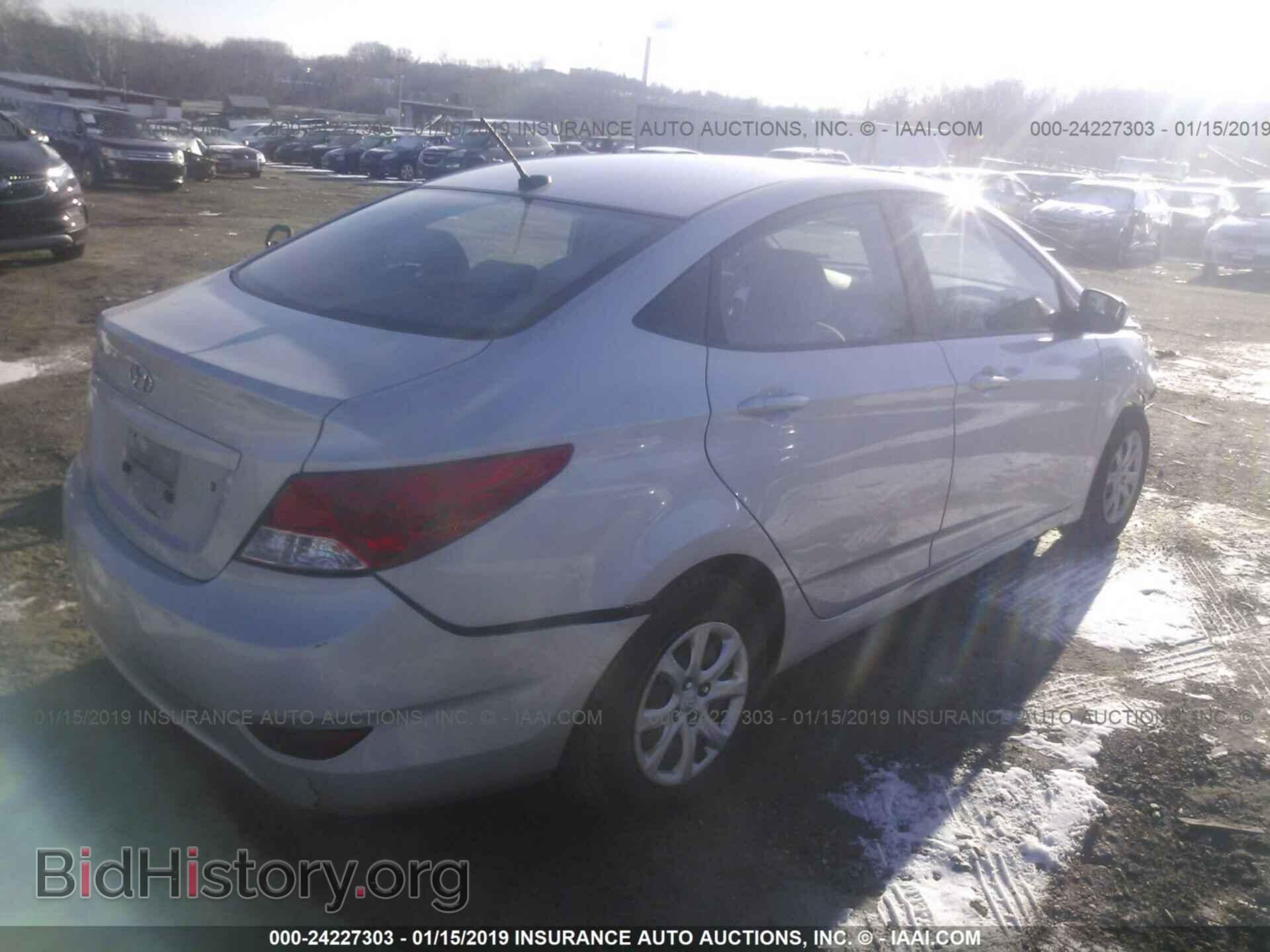 2013 HYUNDAI ACCENT - VIN: KMHCT4AE2DU408080 - Фото 4