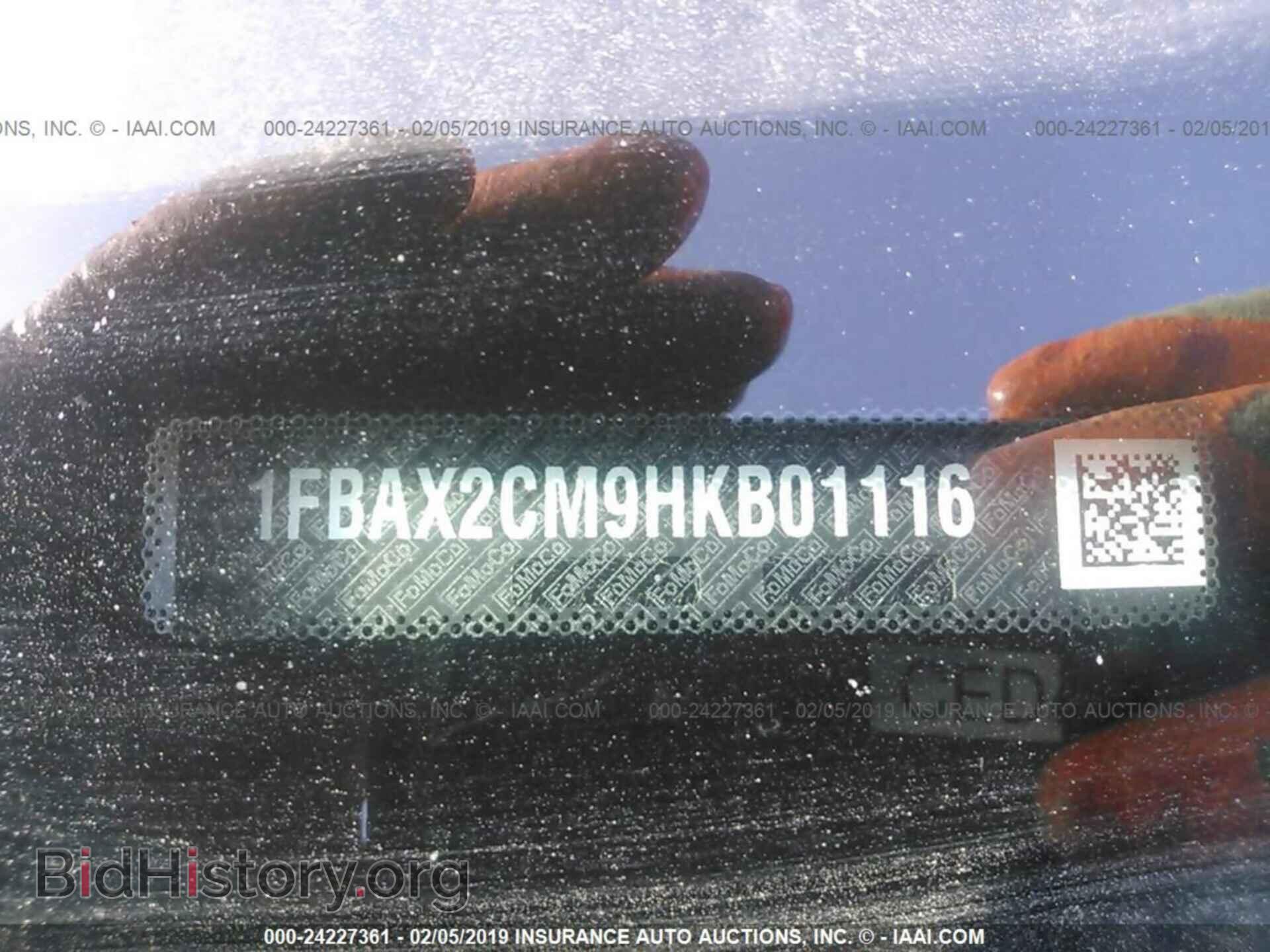 2017 FORD TRANSIT - VIN: 1FBAX2CM9HKB01116 - Фото 9