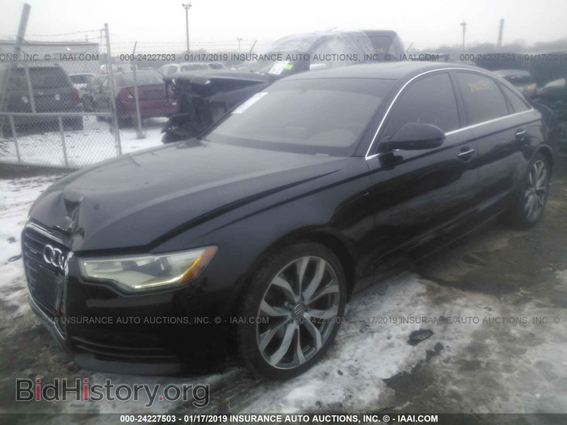 2013 AUDI A6 - VIN: WAUGFAFC2DN024293 - Фото 2