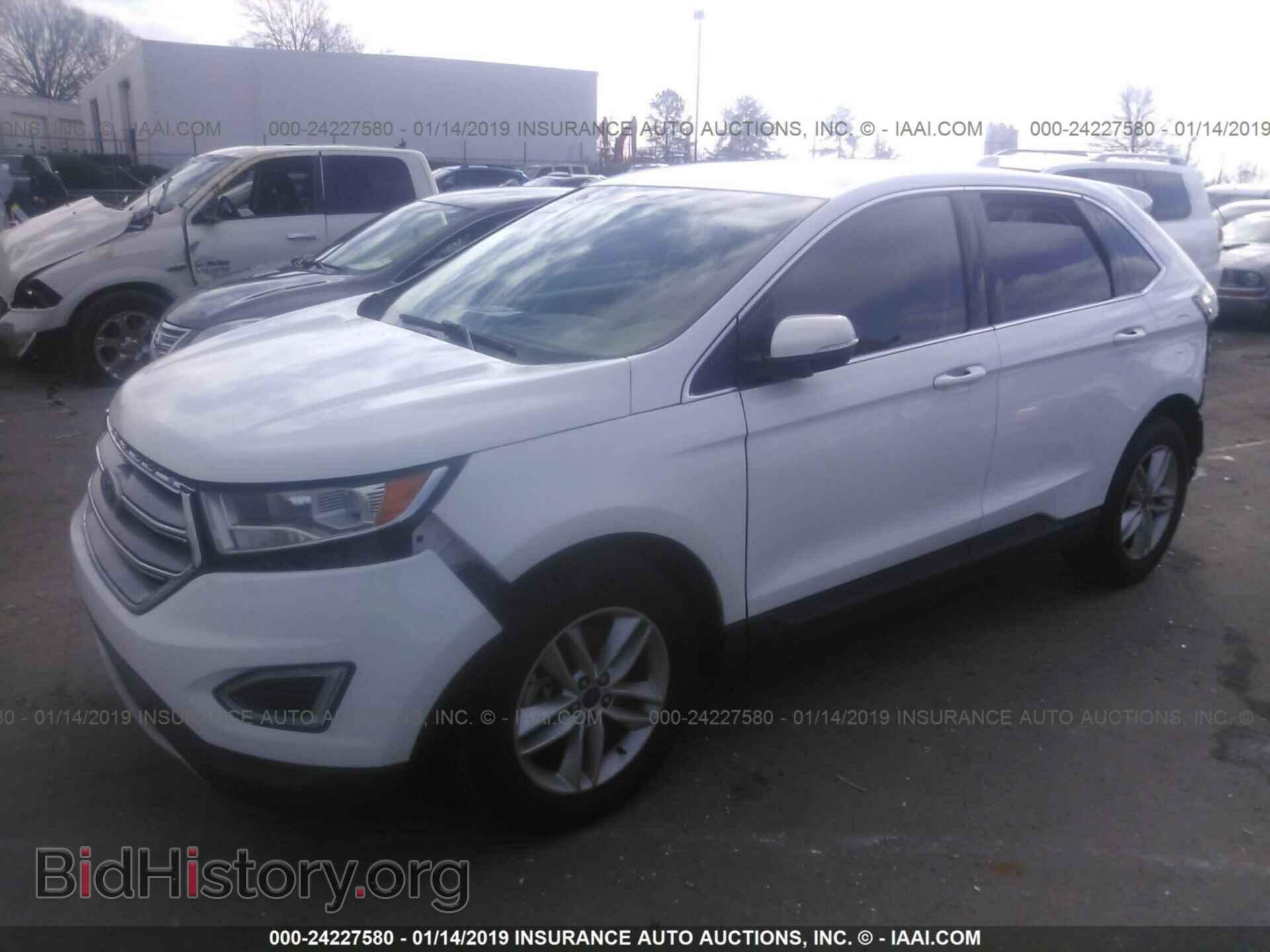 2015 FORD EDGE - VIN: 2FMTK4J86FBB13571 - Фото 2