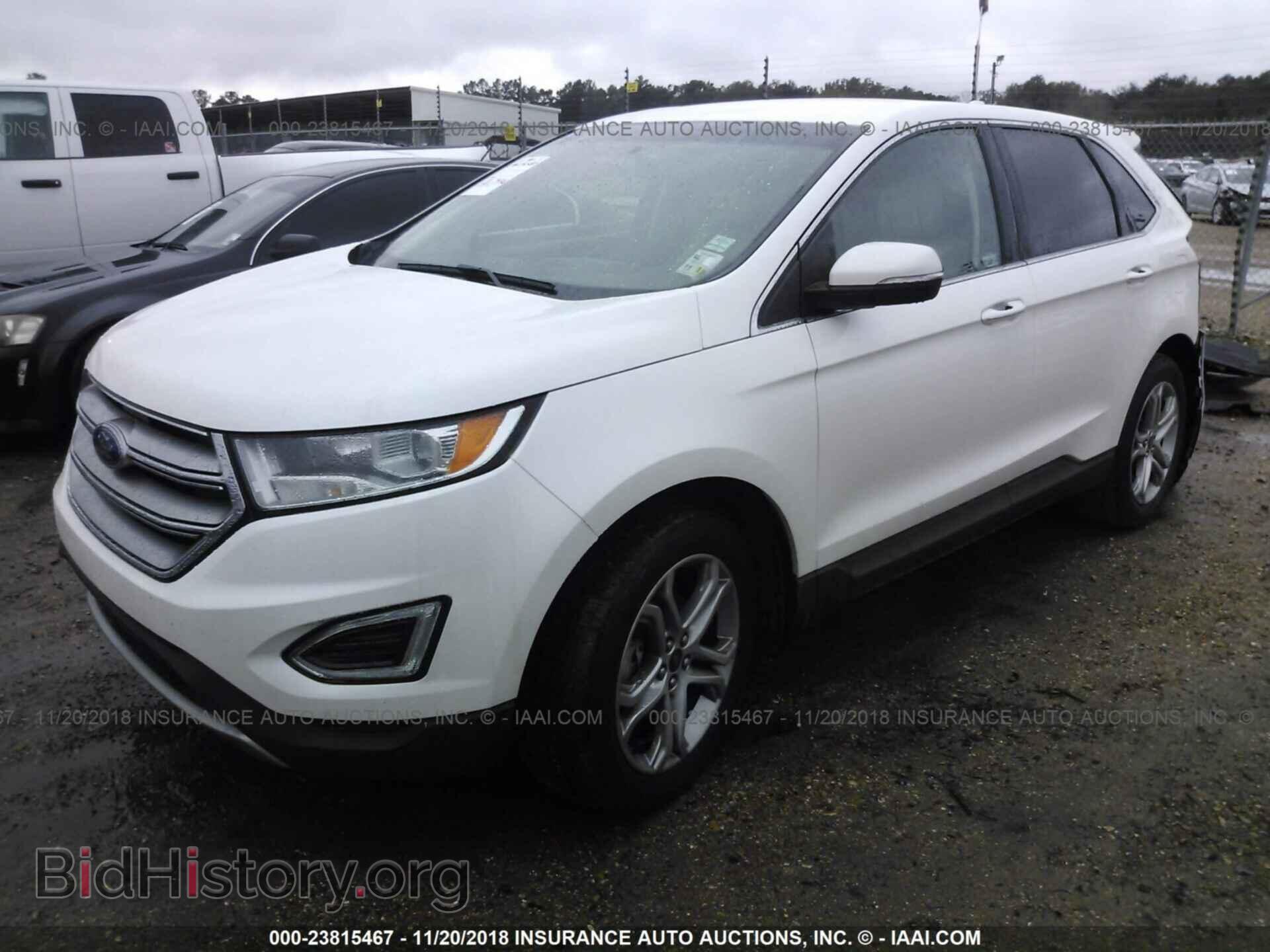 2015 FORD EDGE - VIN: 2FMTK3K92FBB06828 - Фото 2