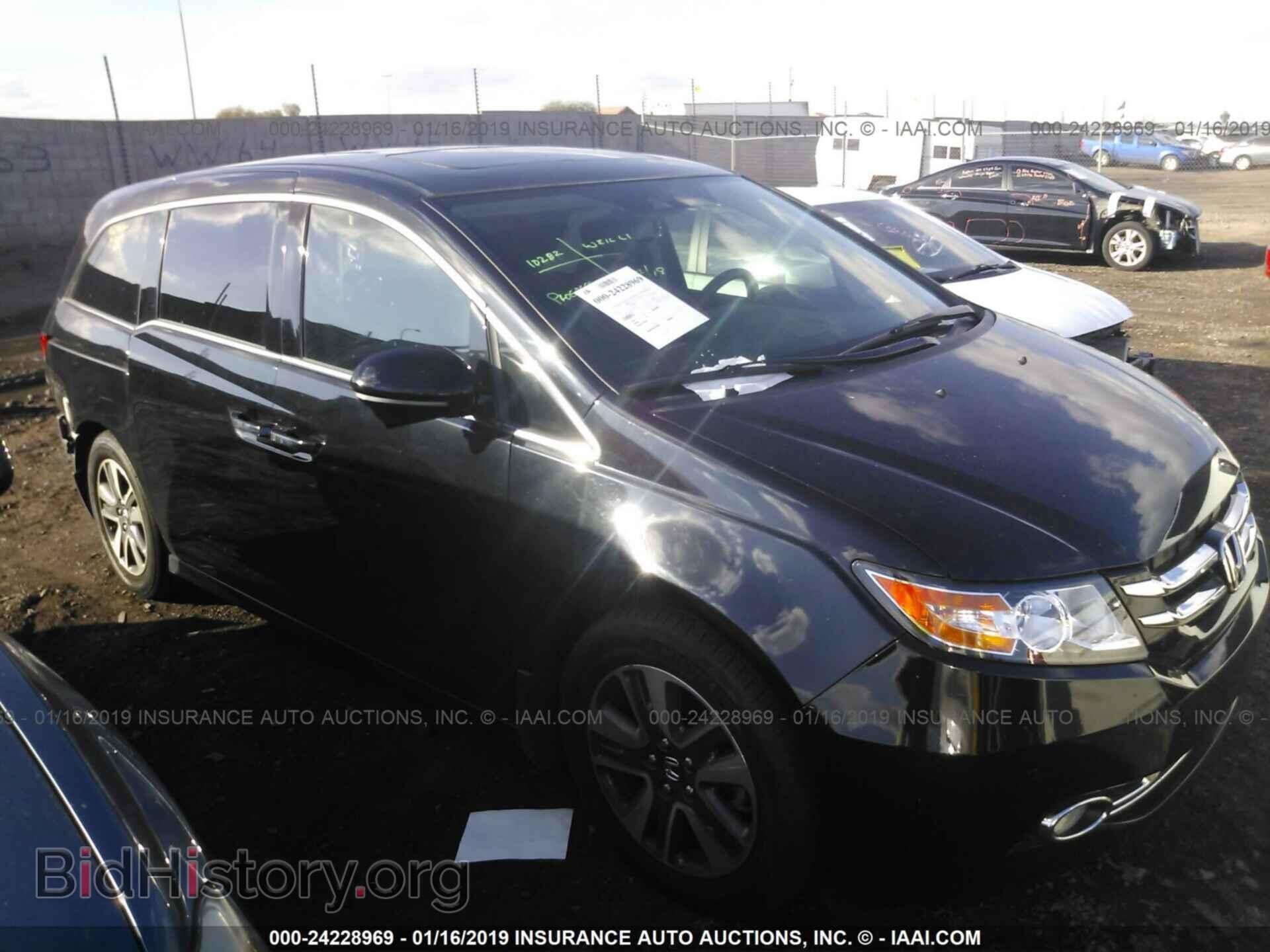 Фотография 5FNRL5H98EB015191 - HONDA ODYSSEY 2014