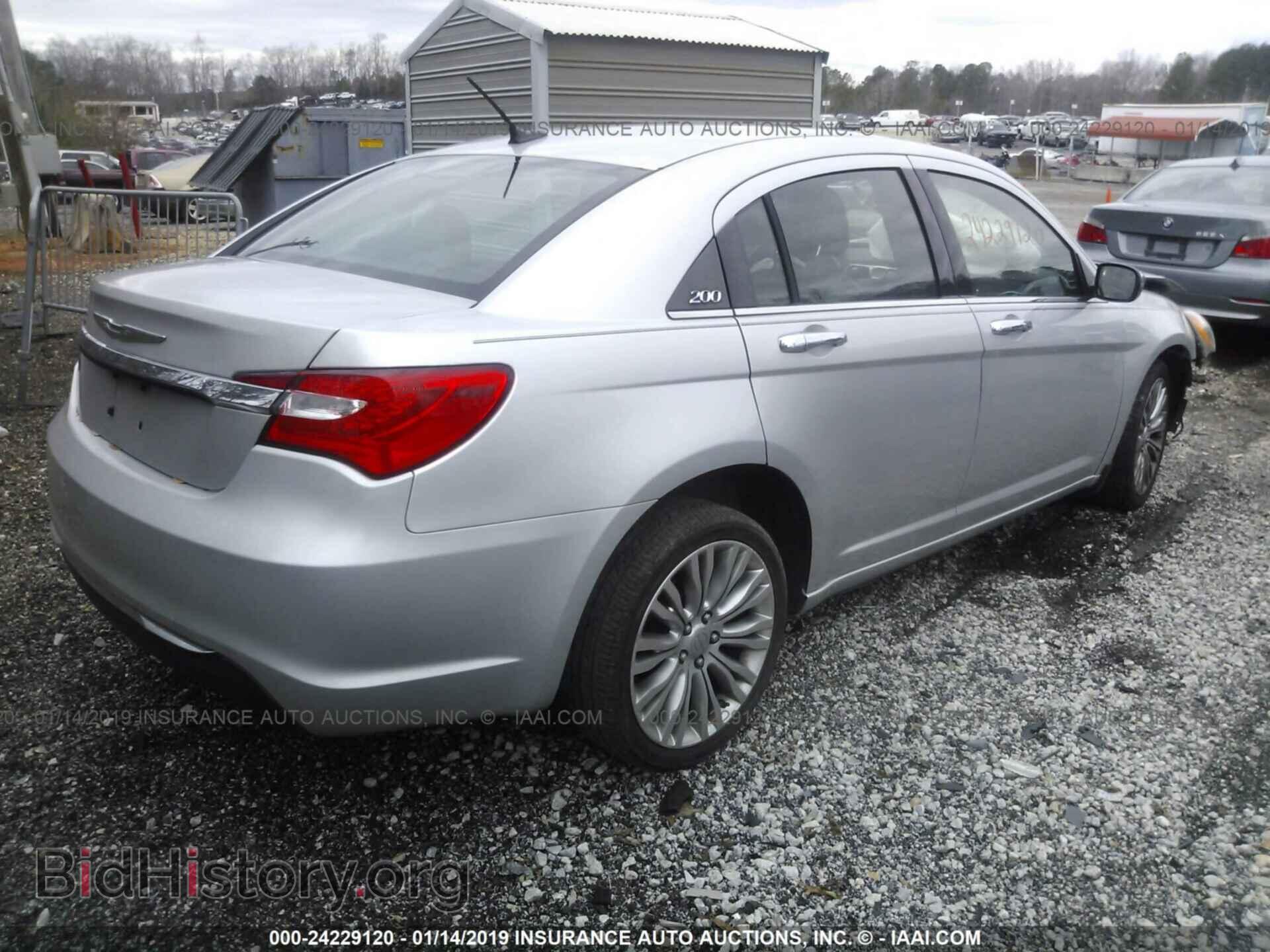 2012 CHRYSLER 200 - VIN: 1C3CCBCB5CN184201 - Фото 4