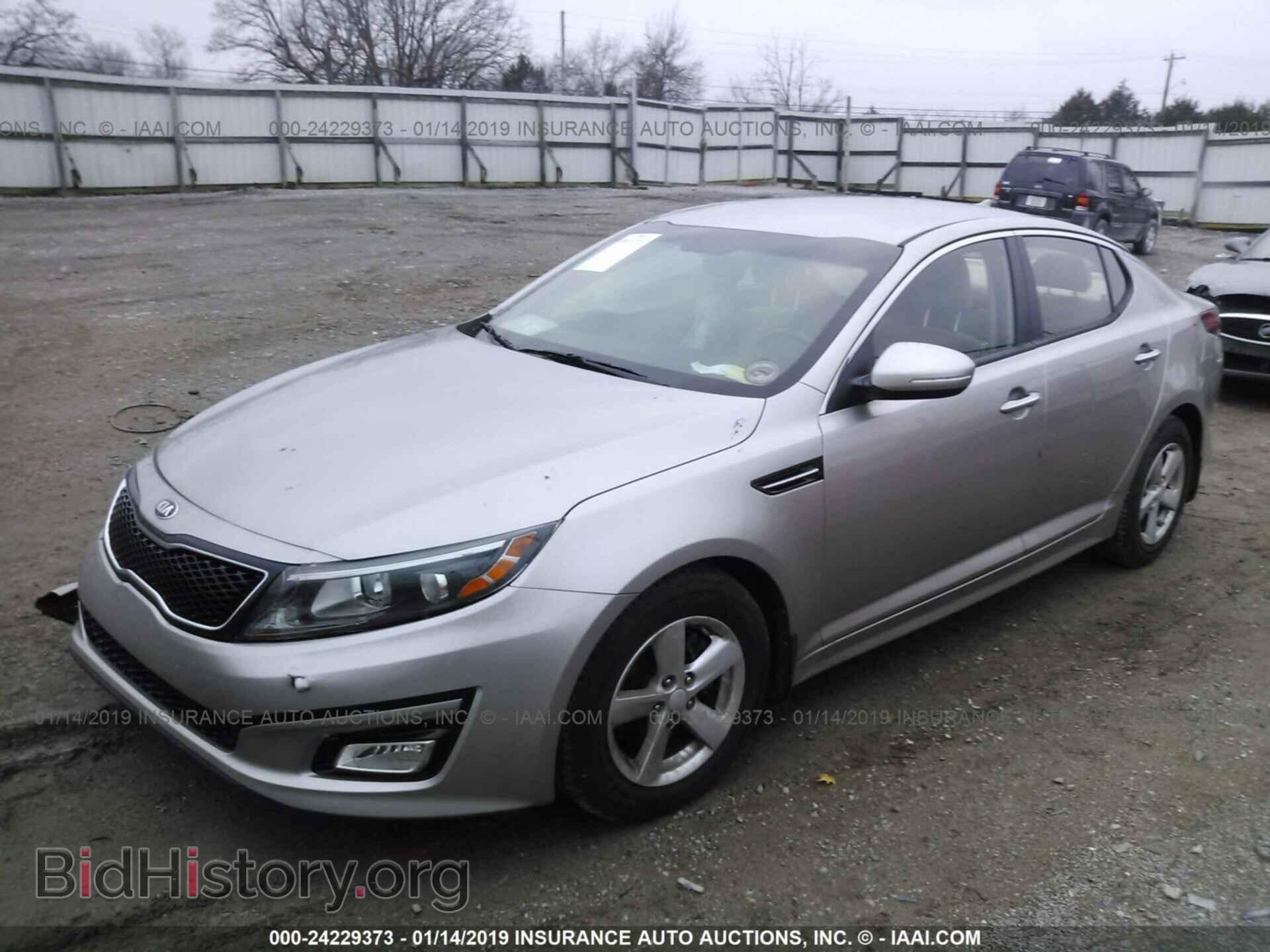 2015 KIA OPTIMA - VIN: KNAGM4A75F5580375 - Фото 2