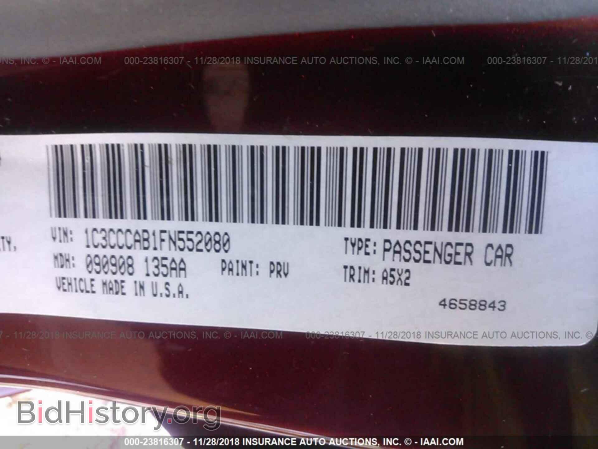 2015 CHRYSLER 200 - VIN: 1C3CCCAB1FN552080 - Photo 9