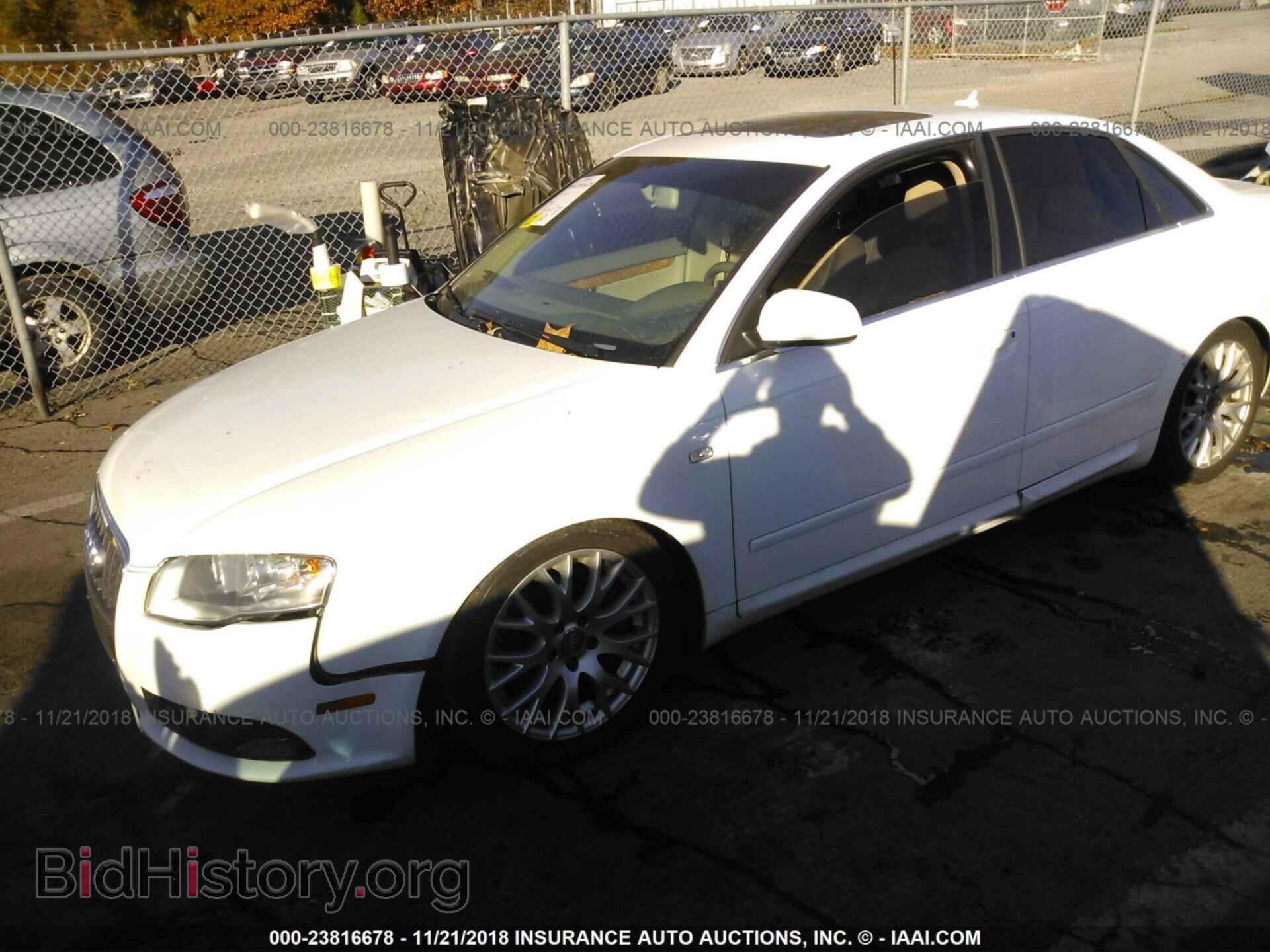 2008 AUDI A4 - VIN: WAUDF78E18A168595 - Фото 2