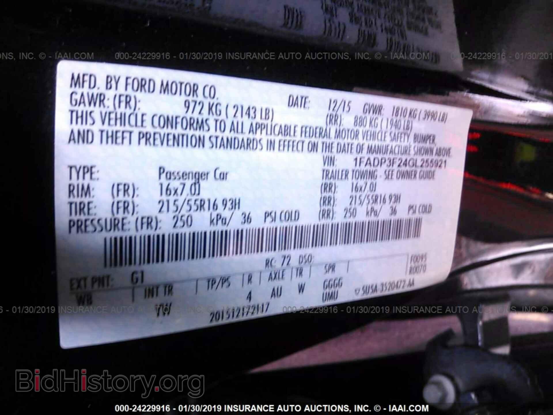 2016 FORD FOCUS - VIN: 1FADP3F24GL255921 - Photo 9
